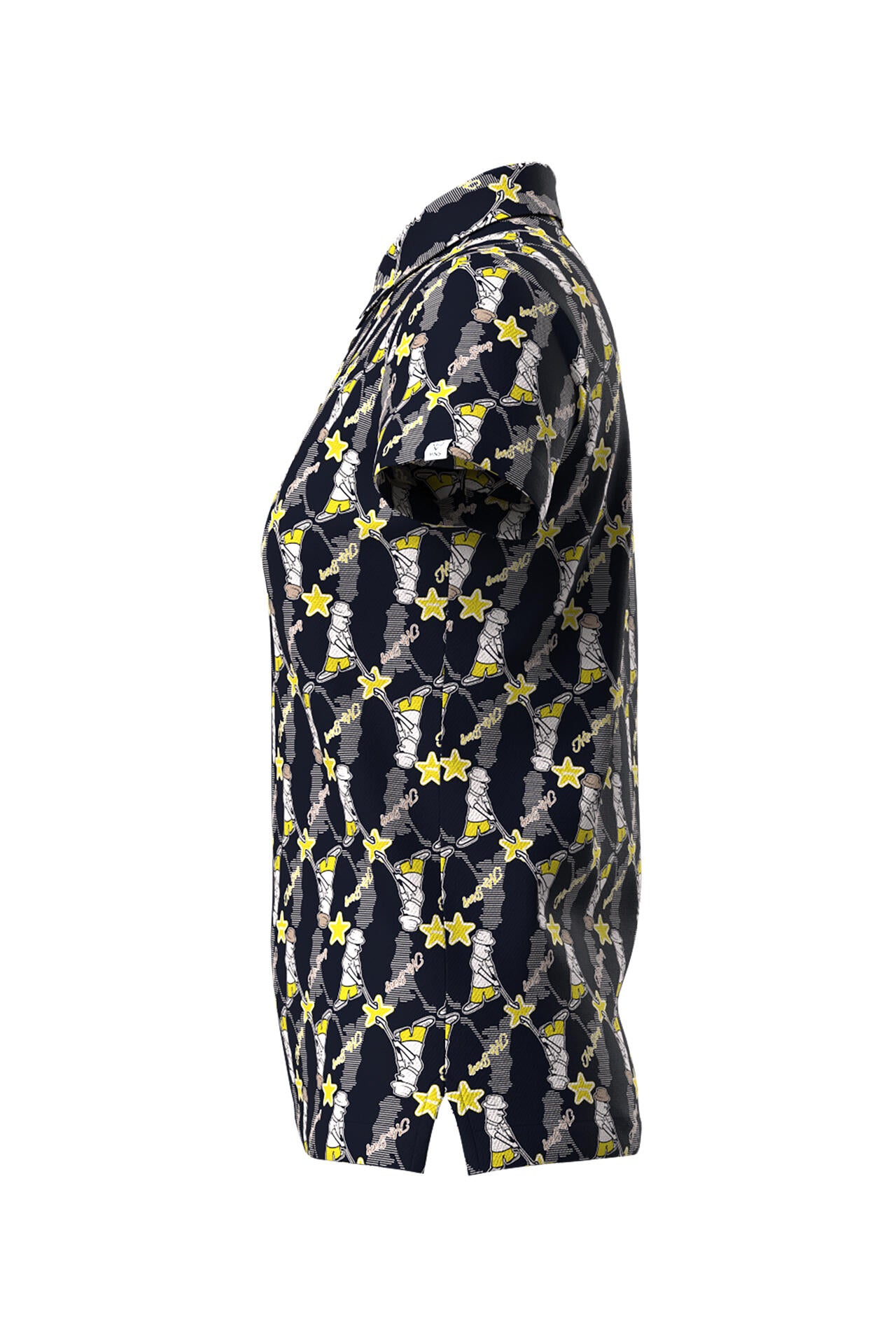 【PING APPAREL】Mr.PING総柄プリント半袖ポロシャツ ＜NATIVE＞ (LADIES)