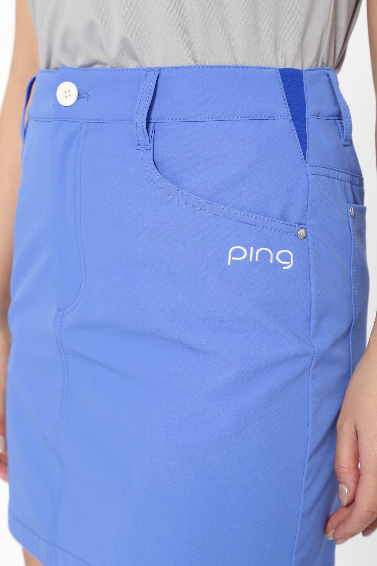 【PING APPAREL】全方向ストレッチ二重織台形スカート ＜LADIES LINE＞＜NATIVE＞ (LADIES)