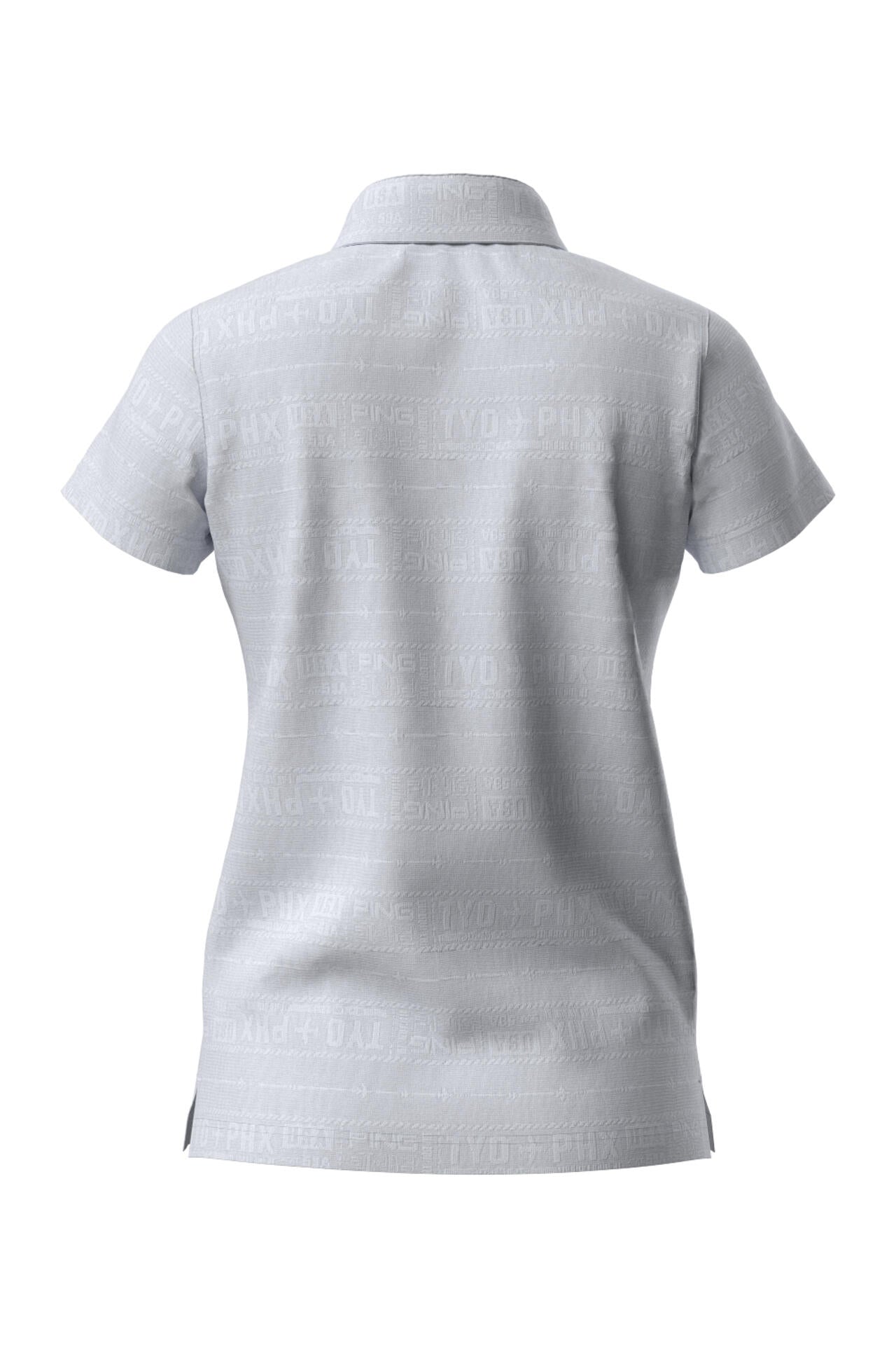 【PING APPAREL】チケット柄ジャガード半袖ポロシャツ ＜LADIES LINE＞＜NATIVE＞ (LADIES)