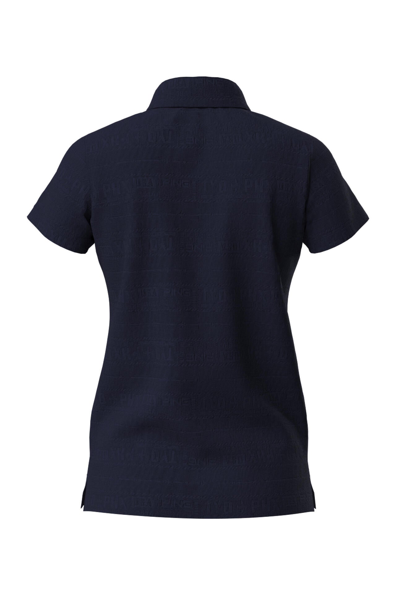 【PING APPAREL】チケット柄ジャガード半袖ポロシャツ ＜LADIES LINE＞＜NATIVE＞ (LADIES)