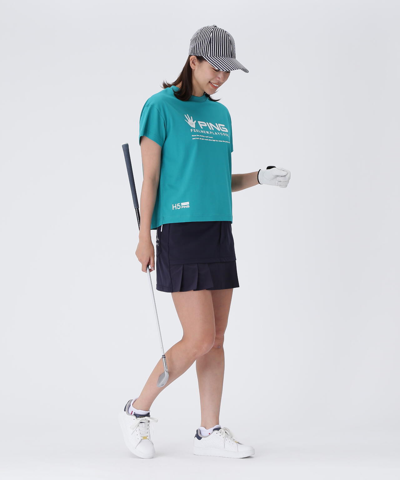 【PING APPAREL】TC天竺 半袖Ｔシャツ ＜LADIES LINE＞＜NATIVE＞ (LADIES)