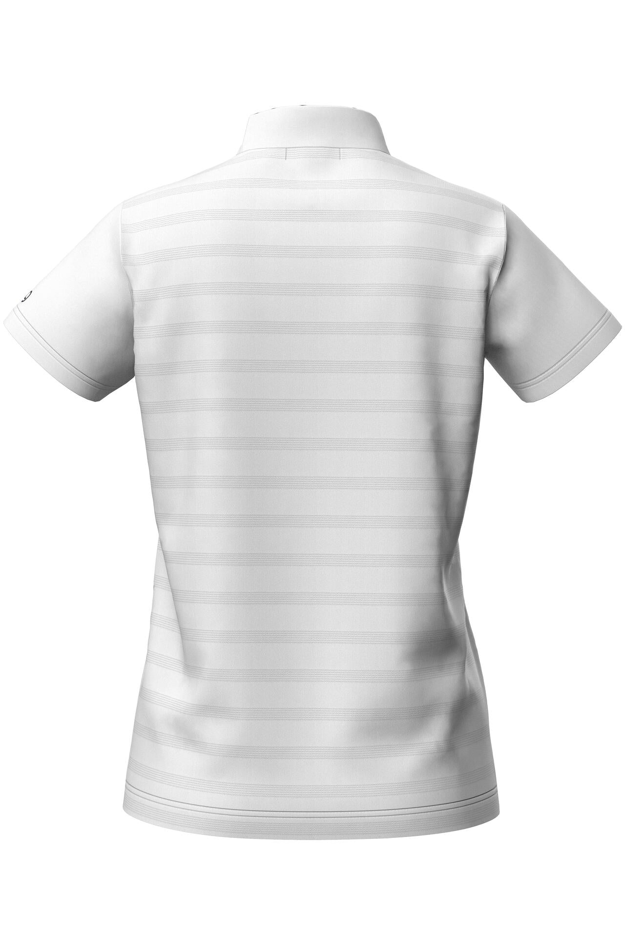 【PING APPAREL】メッシュボーダージャガード半袖ハイネックカットソー ＜LADIES LINE＞ (LADIES)