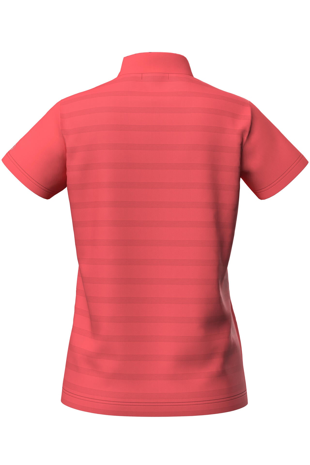 【PING APPAREL】メッシュボーダージャガード半袖ハイネックカットソー ＜LADIES LINE＞ (LADIES)