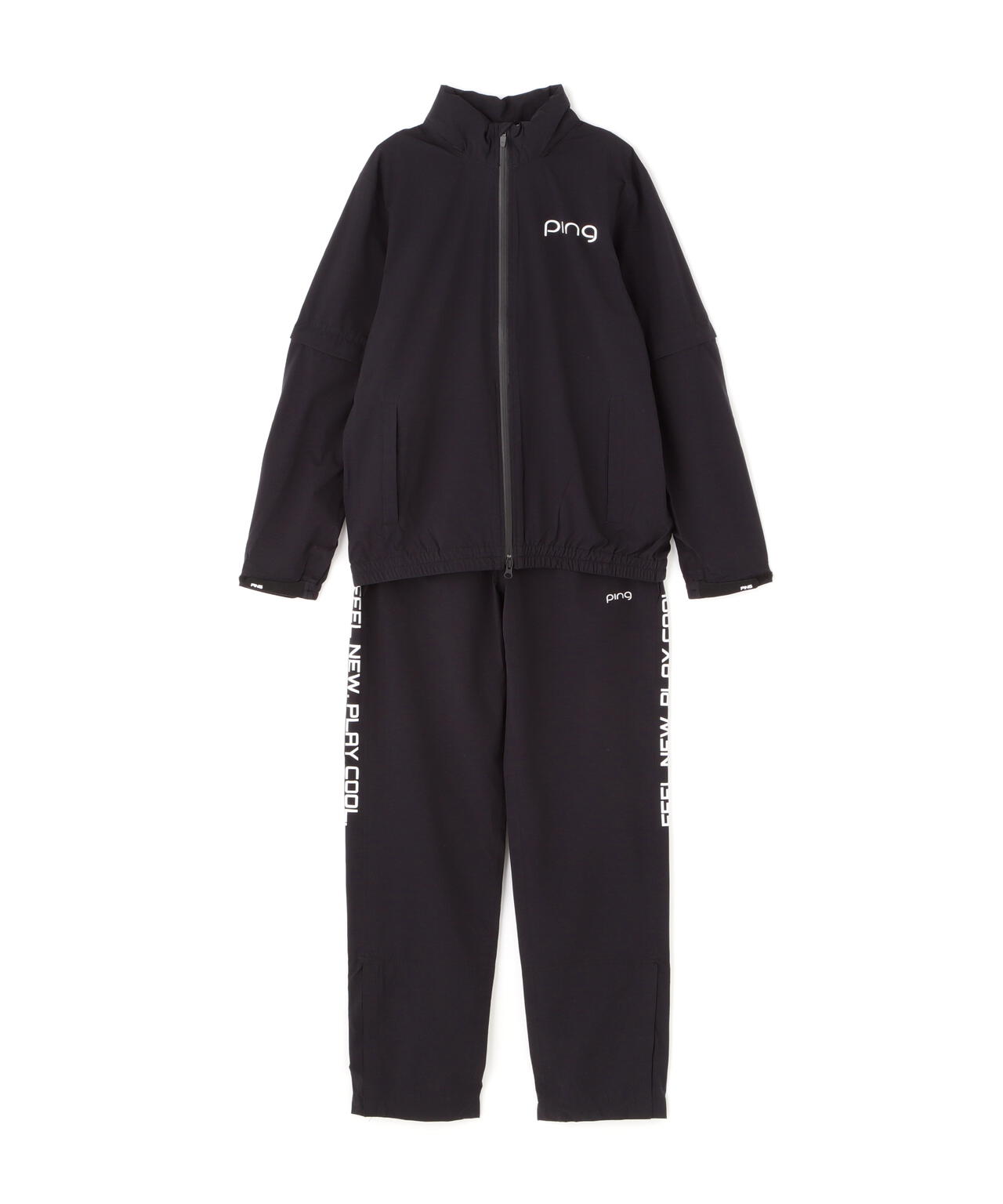【PING APPAREL】ダーミザクスレインウェアトップ&ボトムセット ＜GOLD＞ (LADIES)