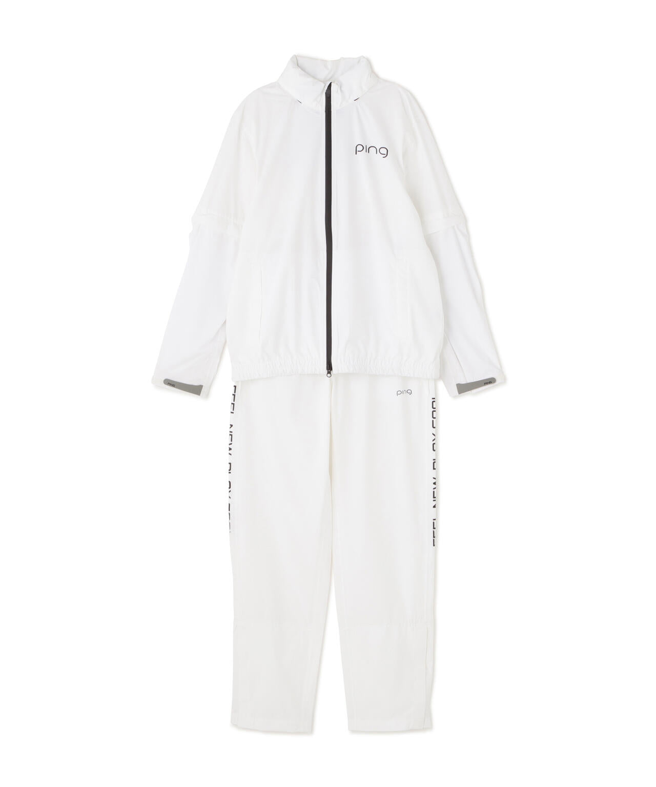 【PING APPAREL】ダーミザクスレインウェアトップ&ボトムセット ＜GOLD＞ (LADIES)