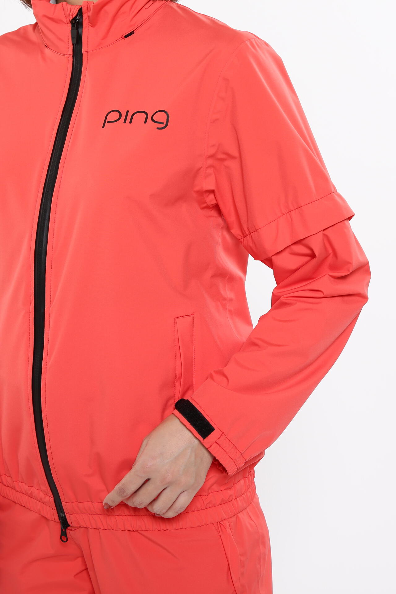 【PING APPAREL】ダーミザクスレインウェアトップ&ボトムセット ＜GOLD＞ (LADIES)
