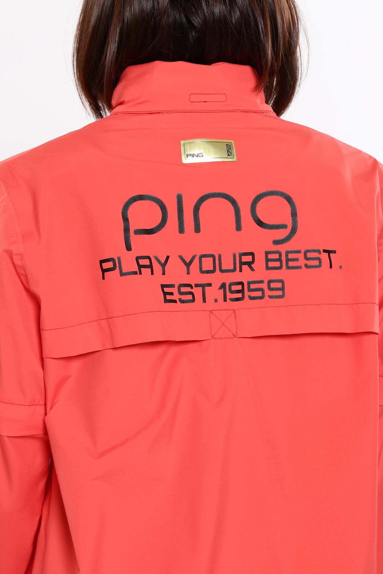 【PING APPAREL】ダーミザクスレインウェアトップ&ボトムセット ＜GOLD＞ (LADIES)