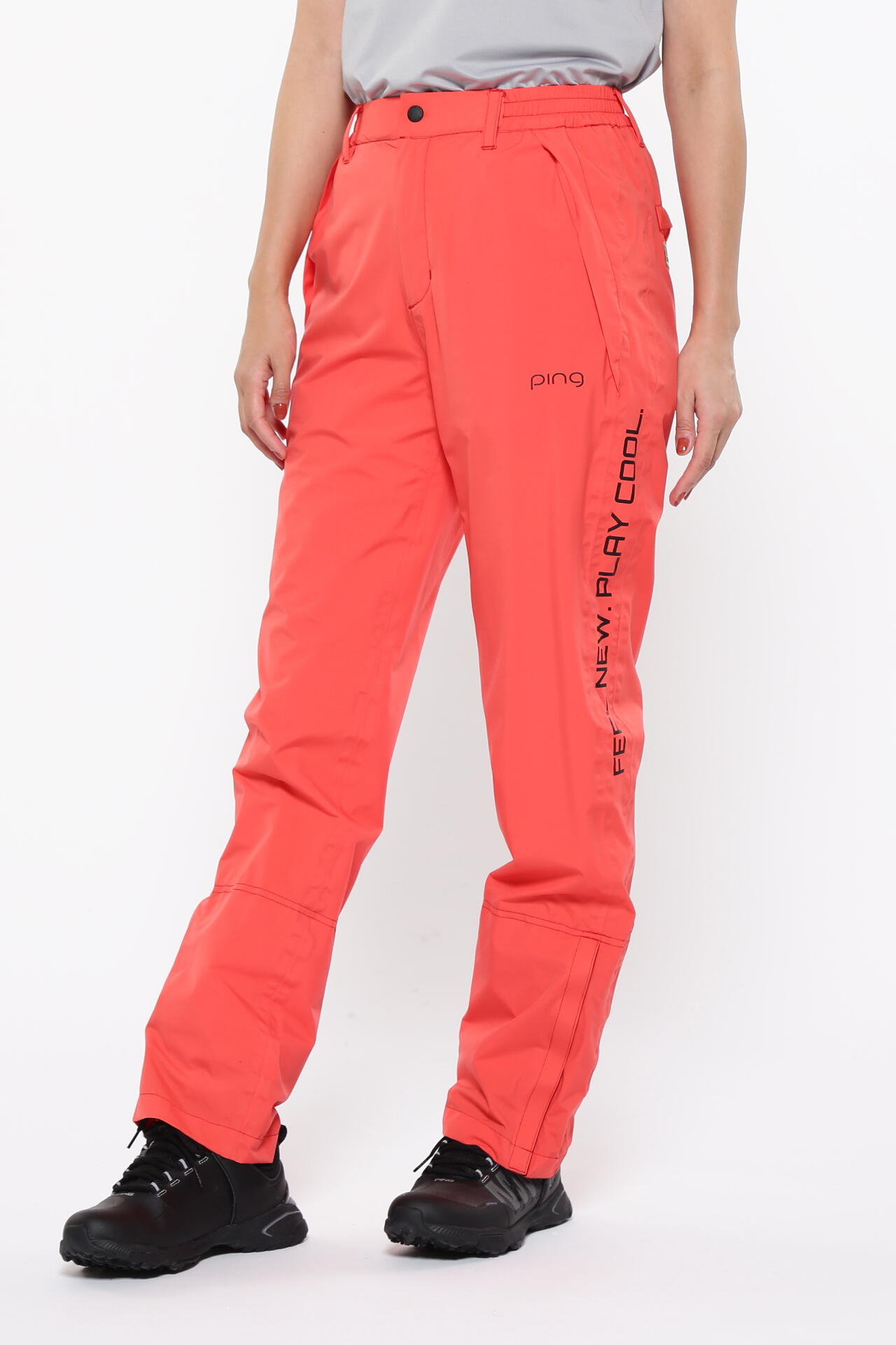 【PING APPAREL】ダーミザクスレインウェアトップ&ボトムセット ＜GOLD＞ (LADIES)