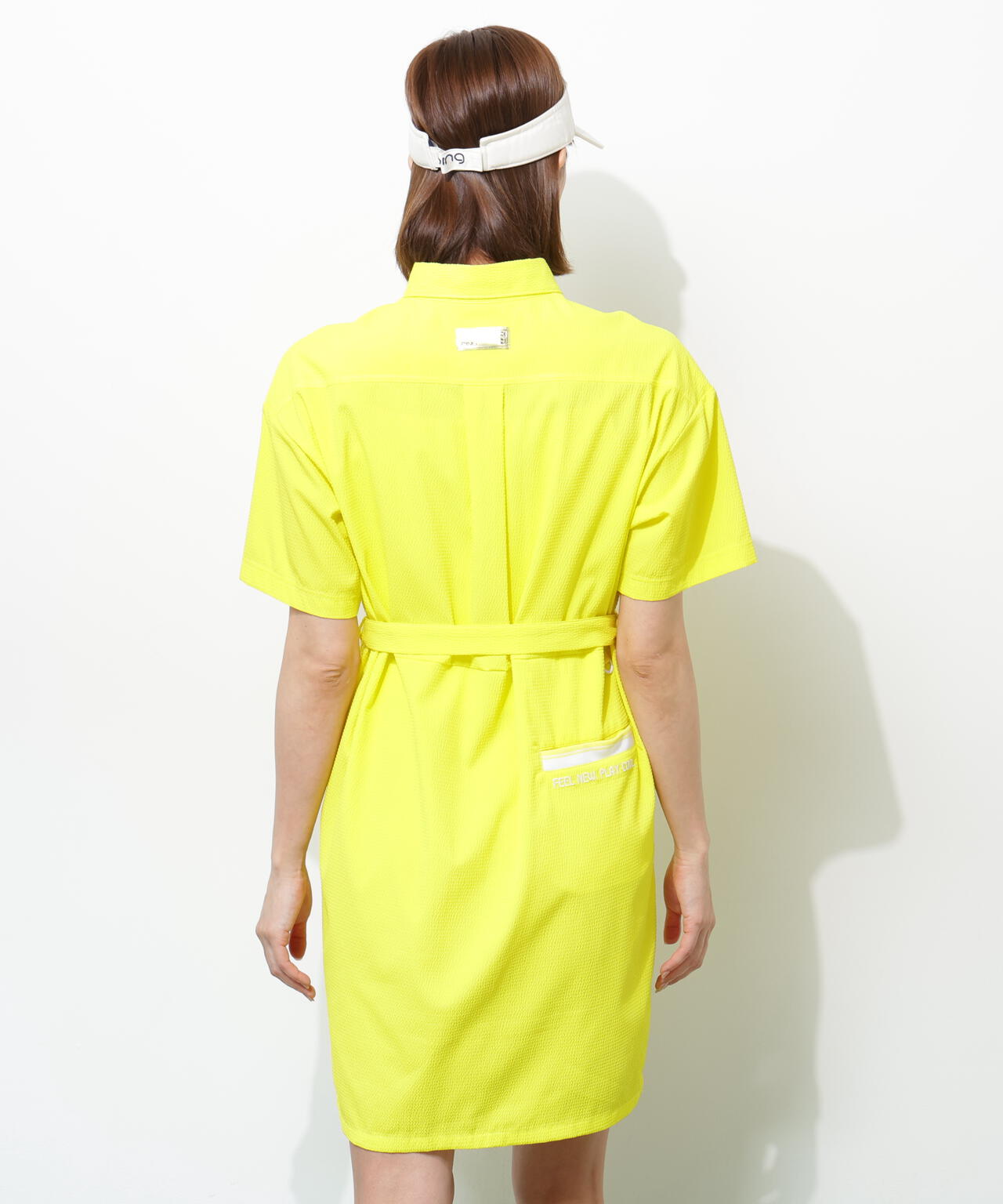 【PING APPAREL】全方向ストレッチサッカーワンピース ＜GOLD＞ (LADIES)