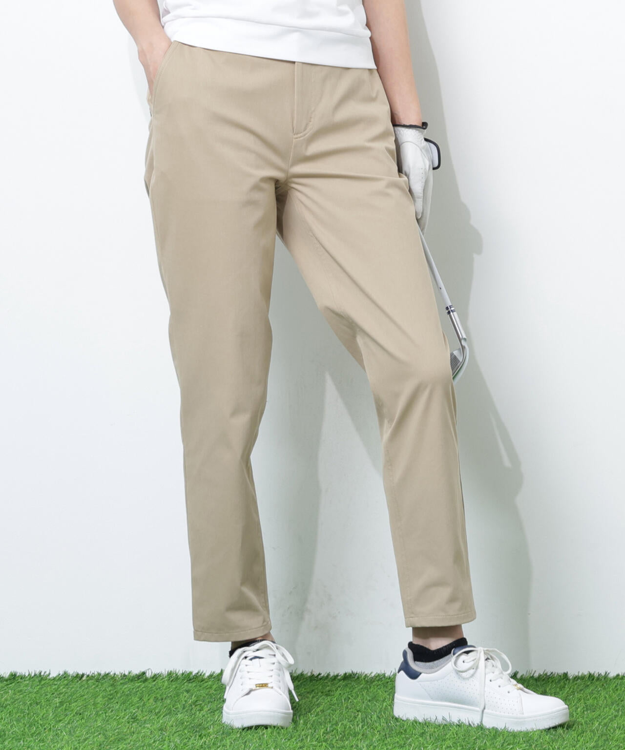【PING APPAREL】全方向ストレッチニットツイル フィット&ストレッチテーパードパンツ ＜NATIVE＞ (LADIES)