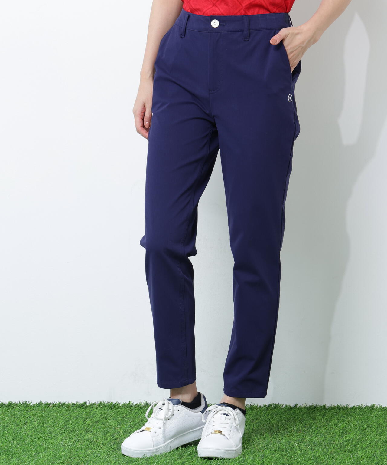 【PING APPAREL】全方向ストレッチニットツイル フィット&ストレッチテーパードパンツ ＜NATIVE＞ (LADIES)
