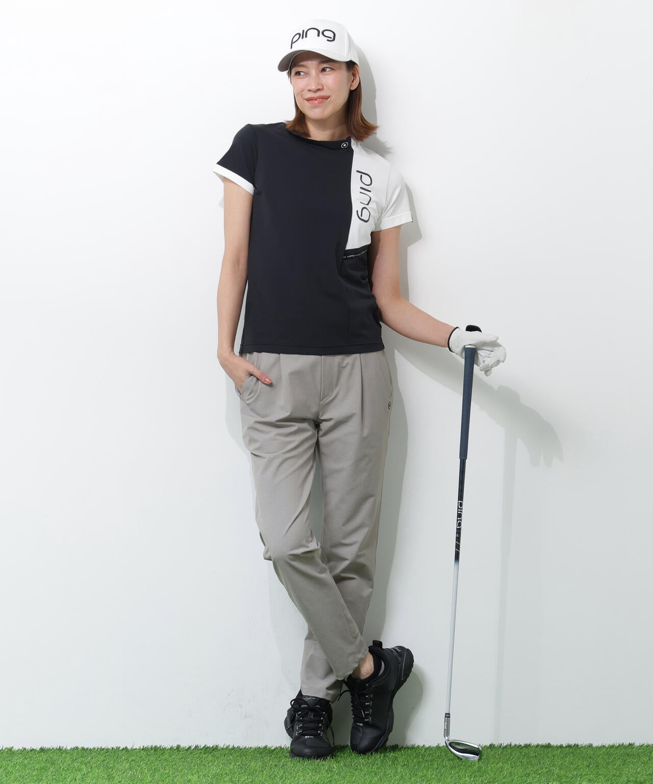 【PING APPAREL】全方向ストレッチドビーワンタックテーパードパンツ ＜PERFORMANCE＞ (LADIES)