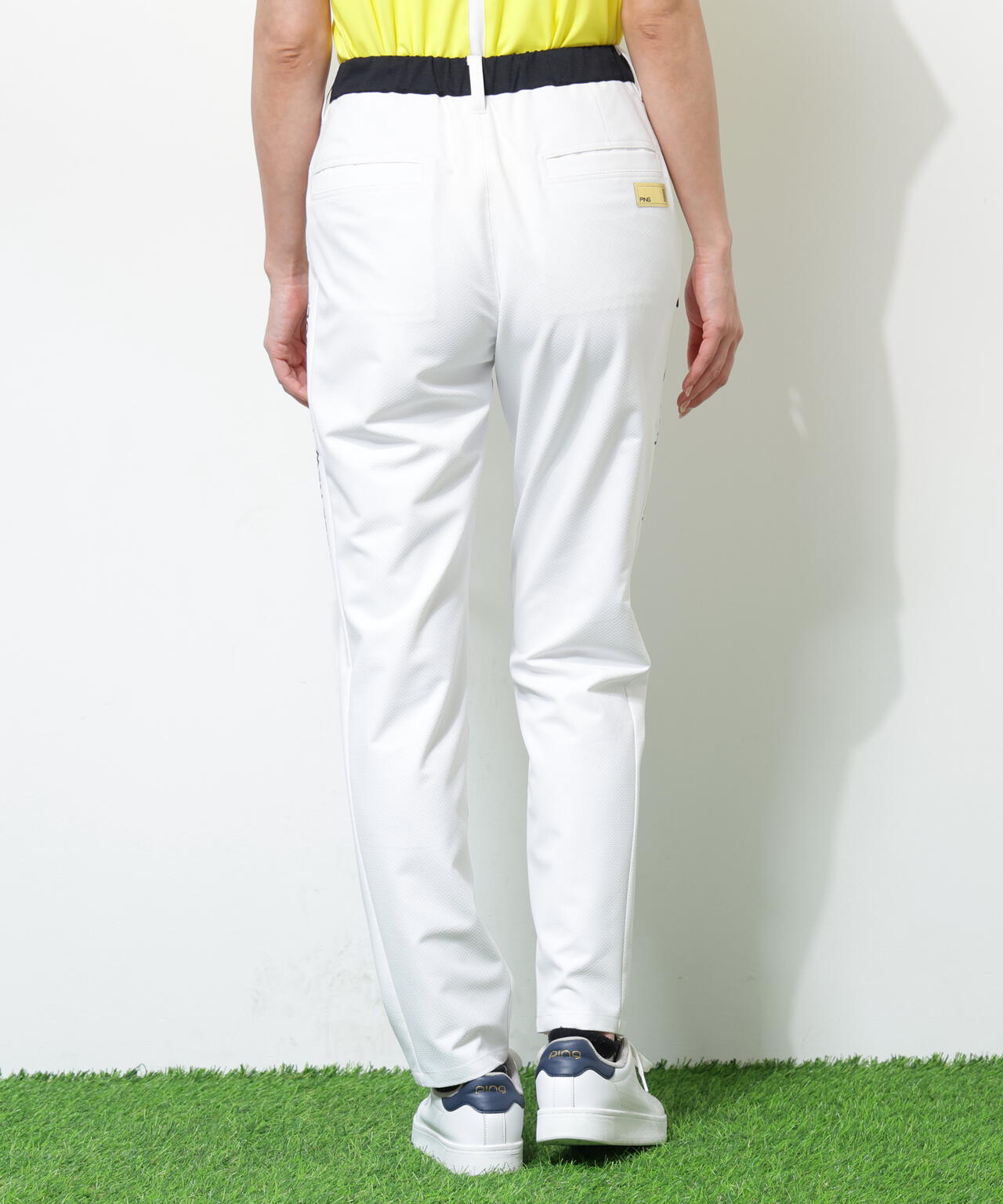 【PING APPAREL】全方向ストレッチドビーテーパードパンツ ＜GOLD＞ (LADIES)