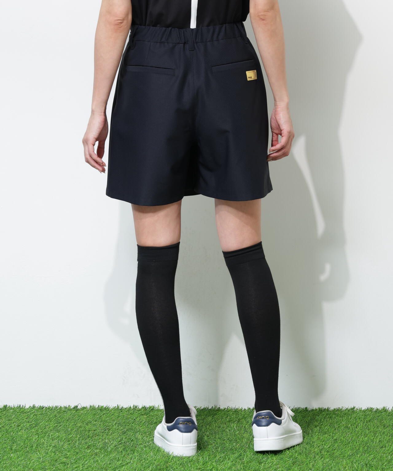 【PING APPAREL】ストレッチドビーショートパンツ ＜GOLD＞ (LADIES)