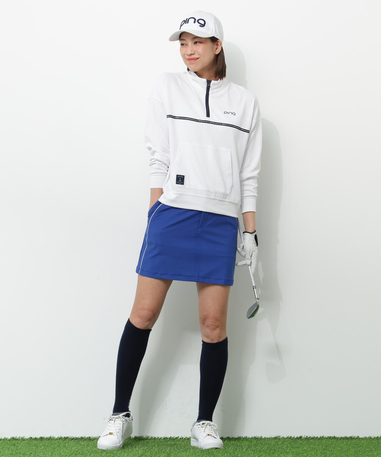 【PING APPAREL】全方向ストレッチツイル台形スカート ＜NATIVE＞ (LADIES)