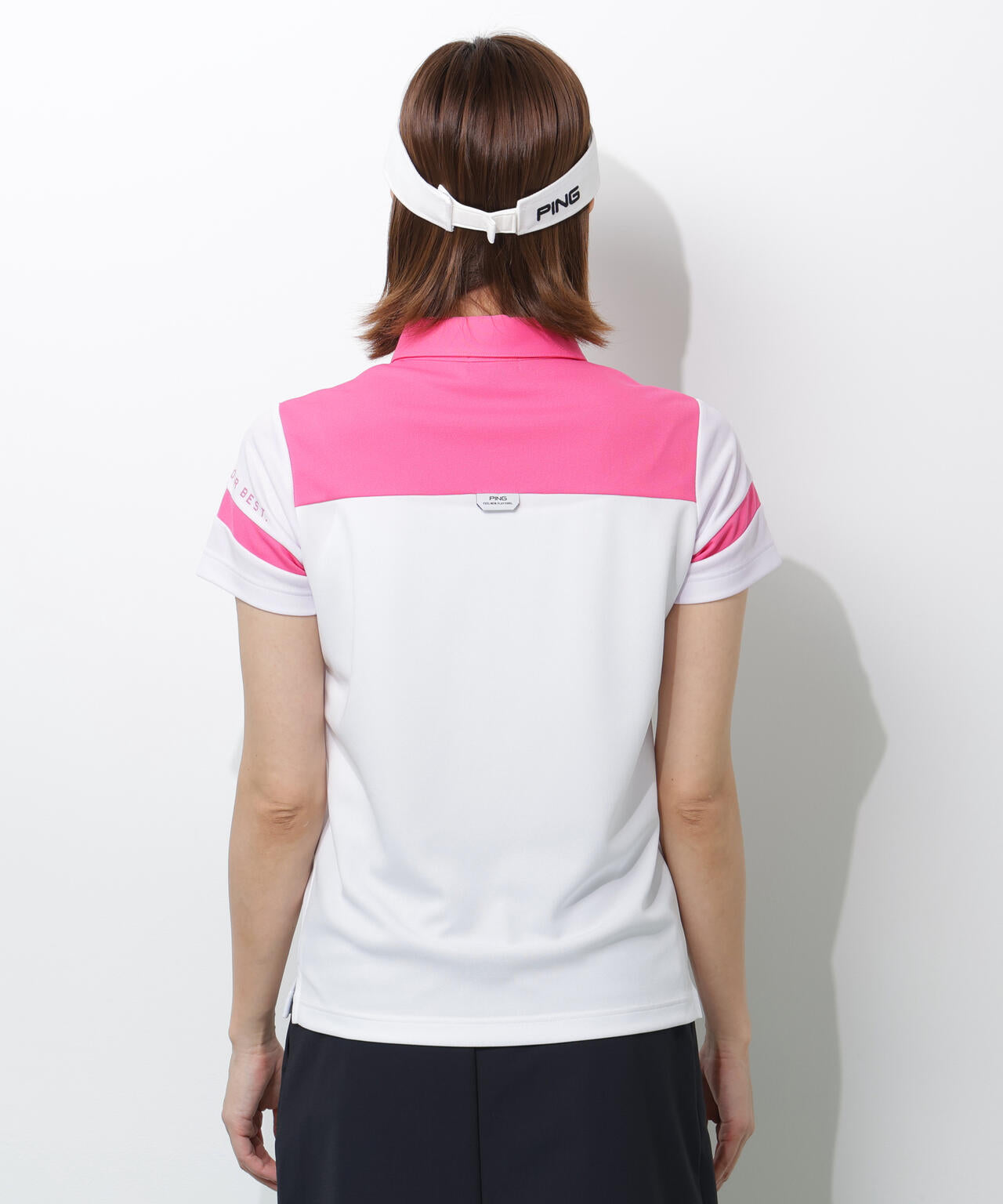 【PING APPAREL】エアロクルーカノコ半袖ポロシャツ ＜PERFORMANCE＞ (LADIES)