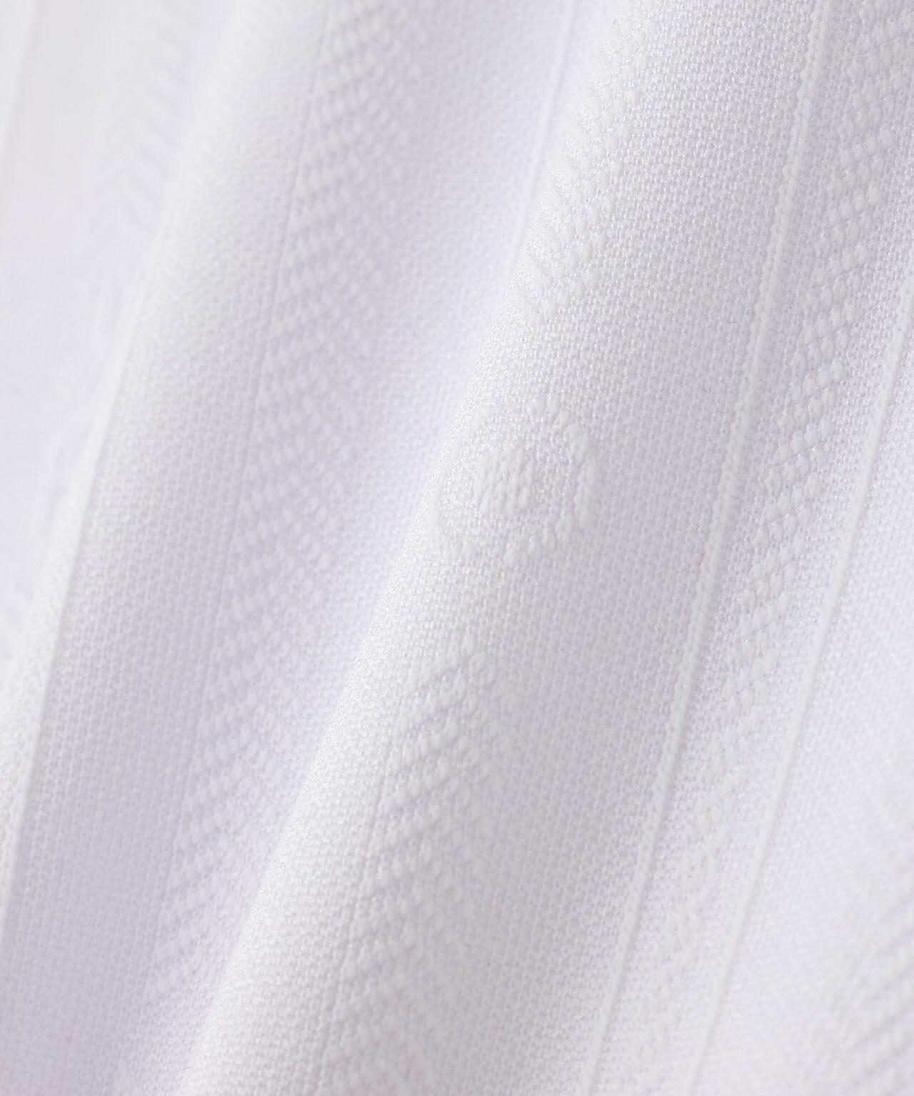 【PING APPAREL】凸凹ストライプジャガード半袖ボタンダウンシャツ ＜NATIVE＞ (LADIES)