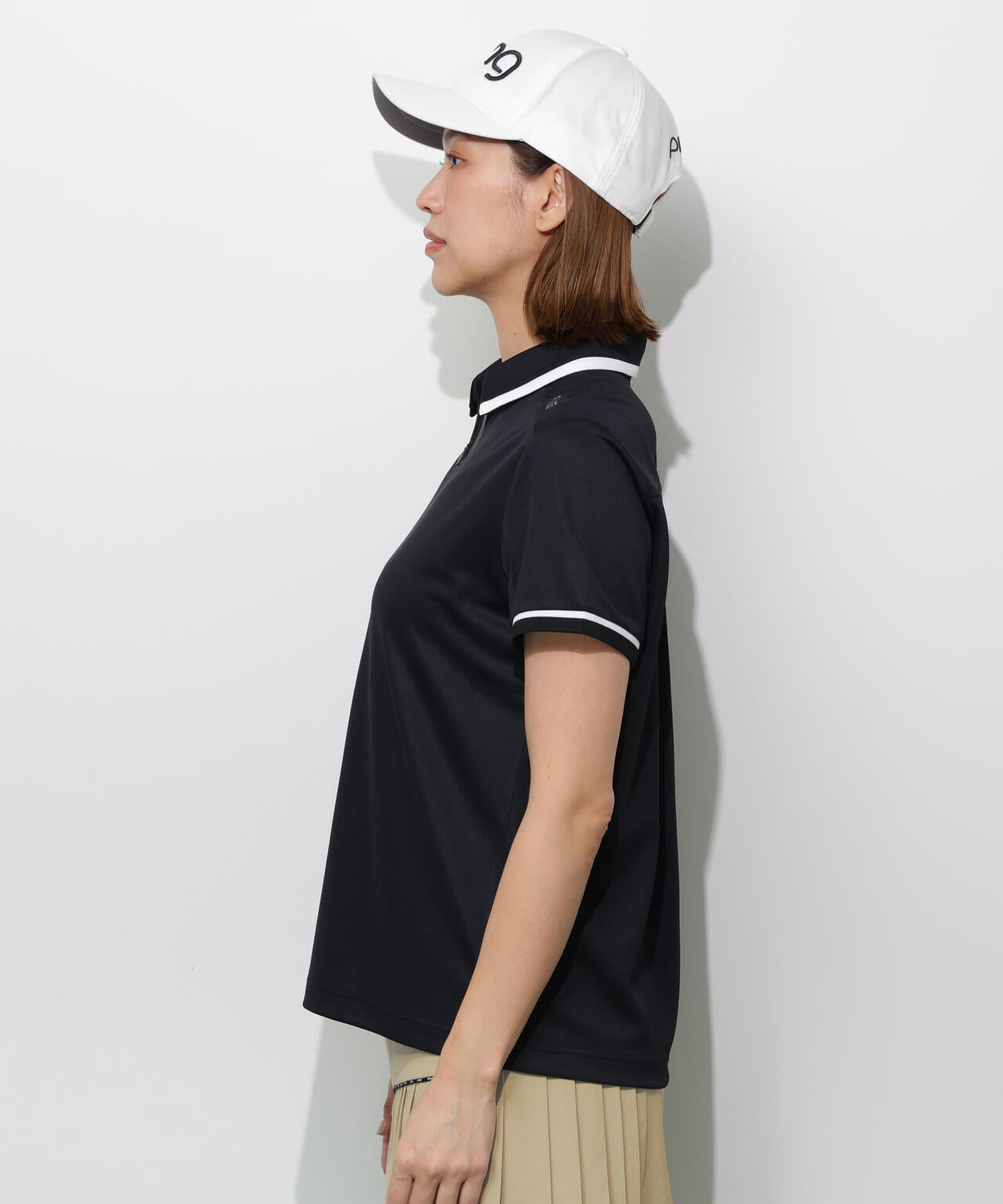 【PING APPAREL】サンベール×クールフローカノコ半袖ポロシャツ ＜GOLD＞ (LADIES)