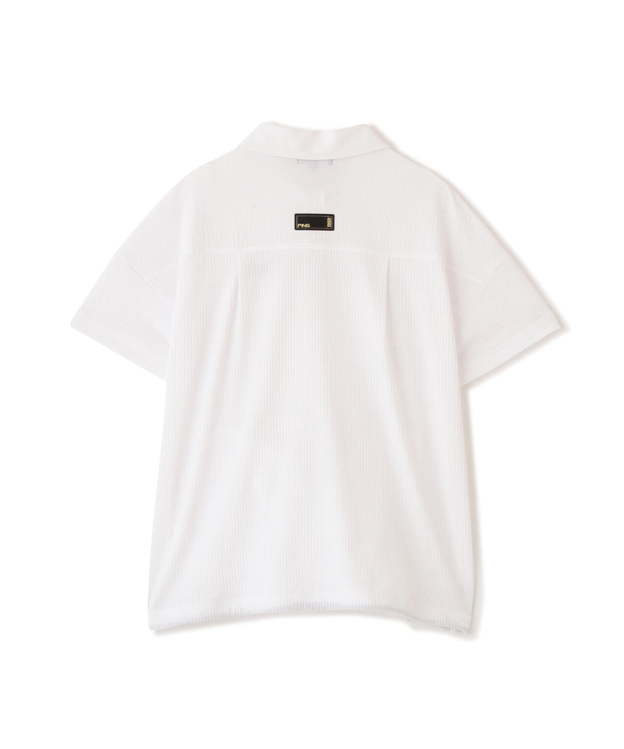 【PING APPAREL】PEサッカー半袖ポロシャツ ＜GOLD＞ (LADIES)