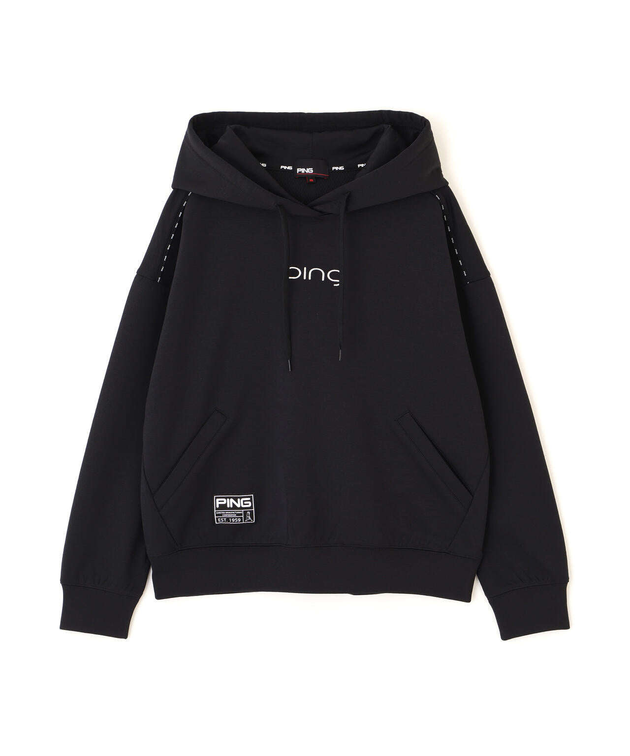 【PING APPAREL】エンボスロゴスウェットフーディプルオーバー ＜GOLD＞ (LADIES)