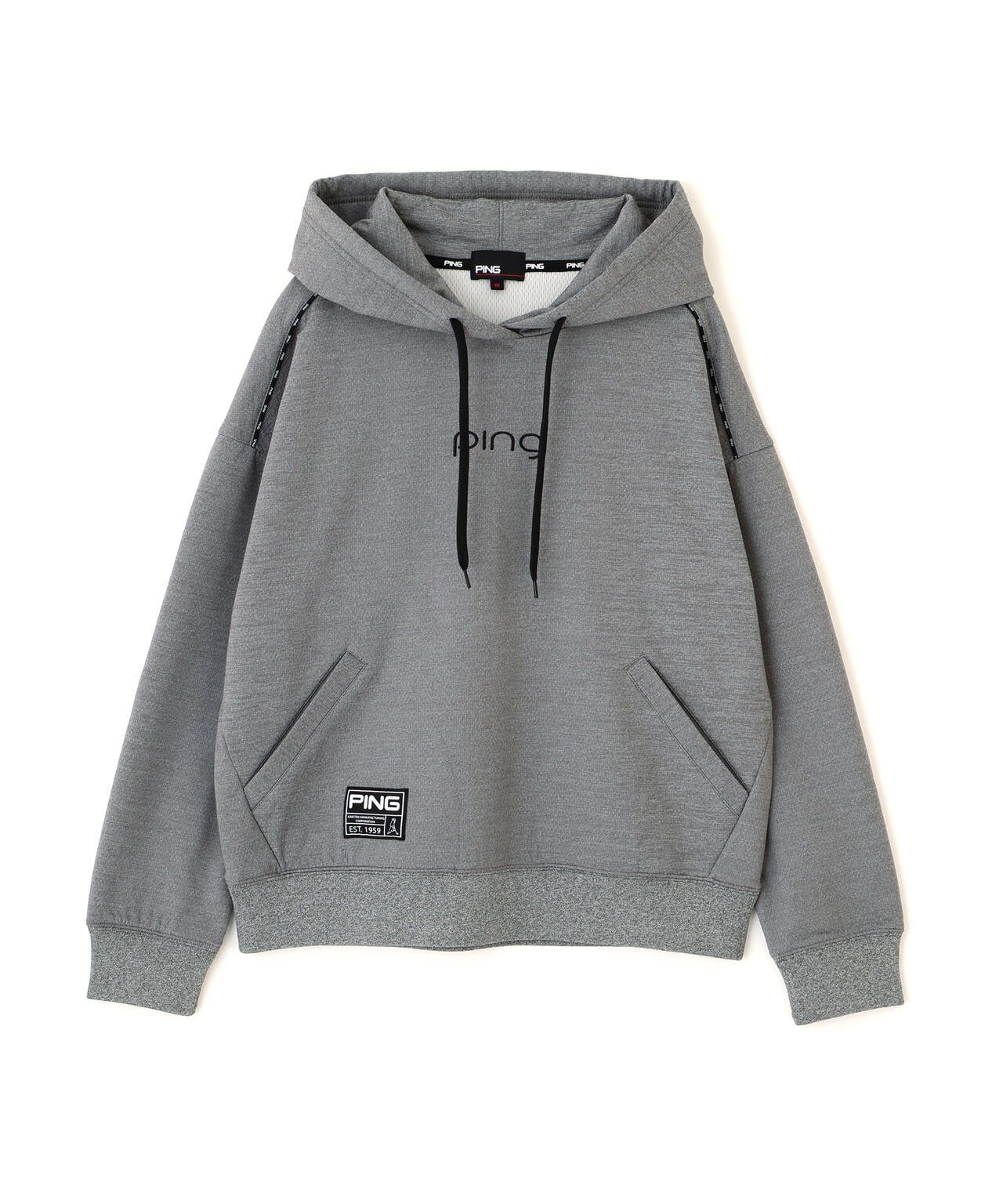 【PING APPAREL】エンボスロゴスウェットフーディプルオーバー ＜GOLD＞ (LADIES)