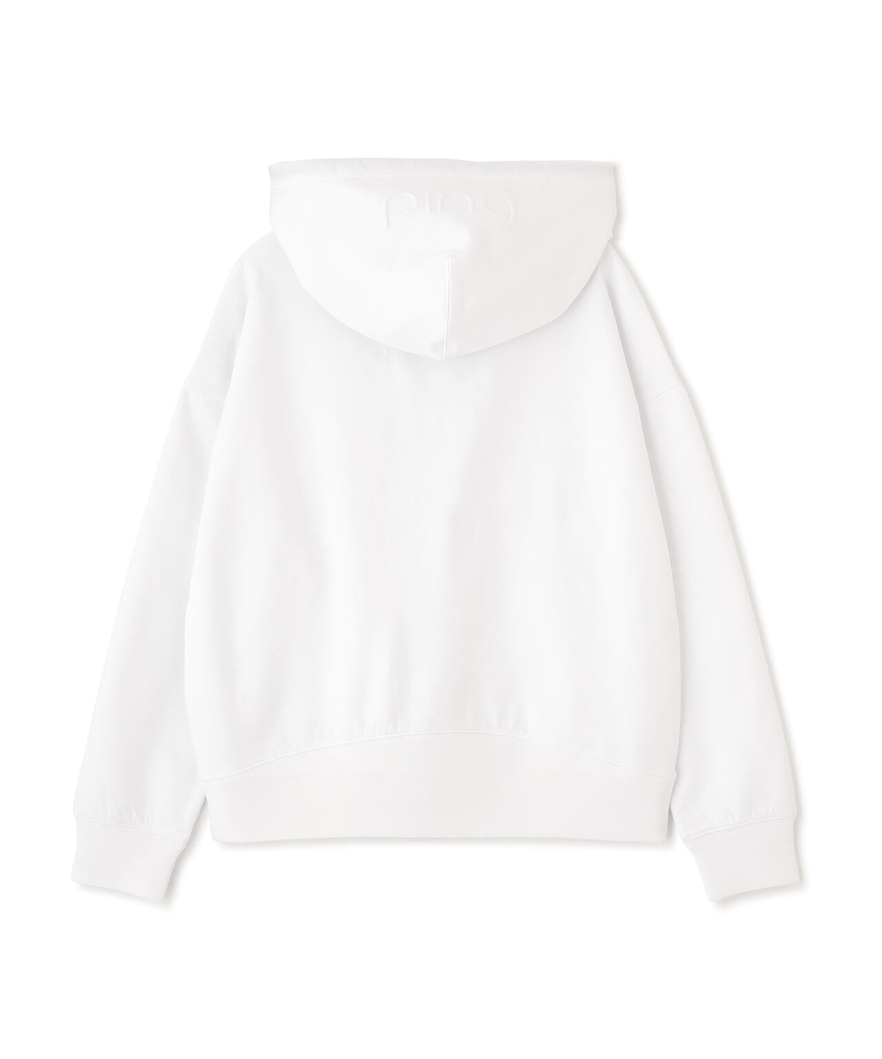 【PING APPAREL】エンボスロゴスウェットフーディプルオーバー ＜GOLD＞ (LADIES)