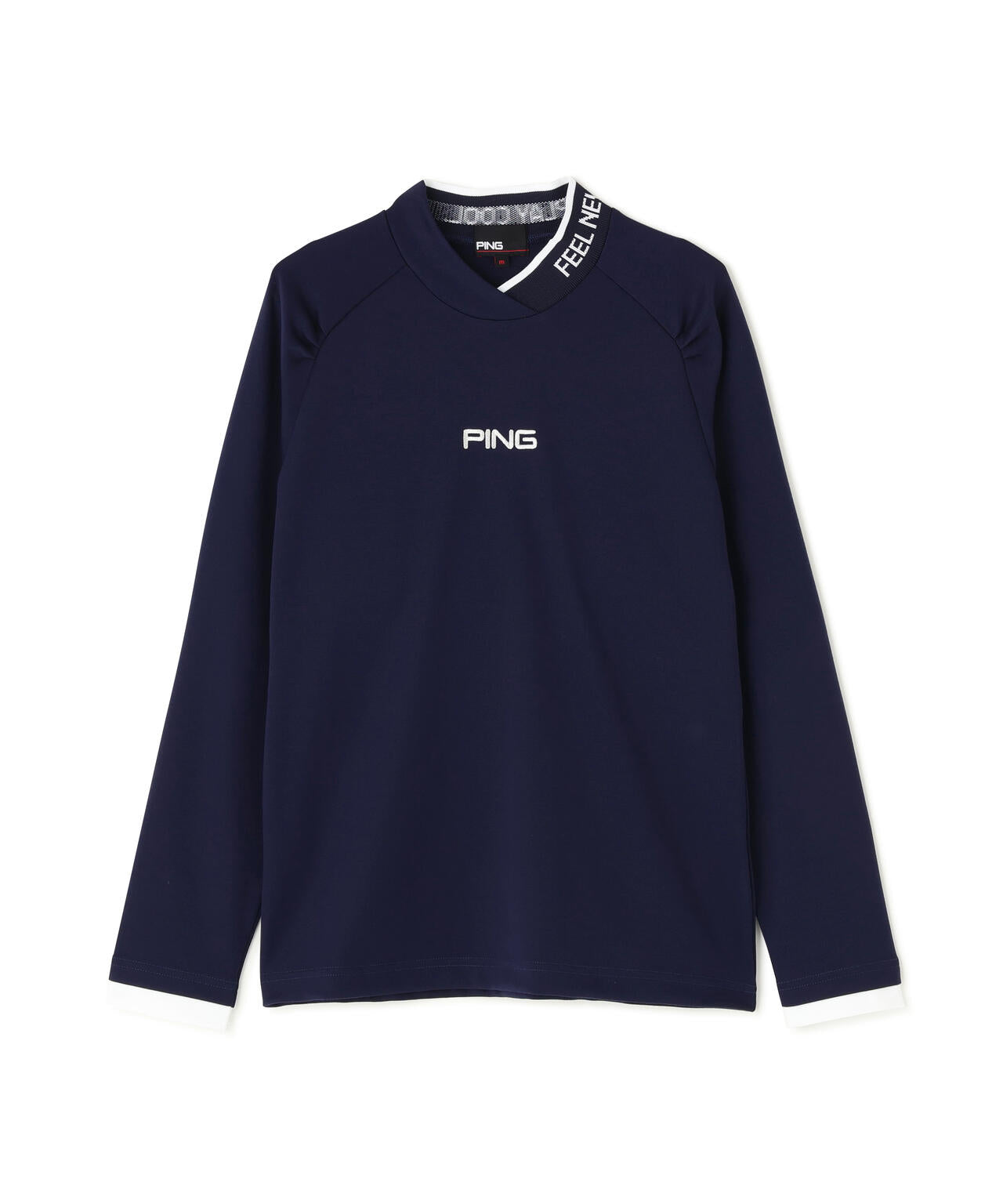 【PING APPAREL】冷感ポンチハイネックシャツ ＜GOLD＞ (LADIES)