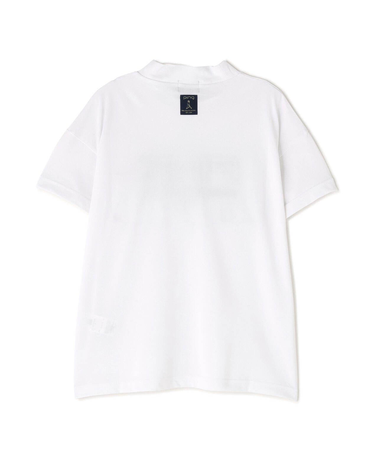 【PING APPAREL】アップリケ半袖ハイネックシャツ ＜NATIVE＞ (LADIES)
