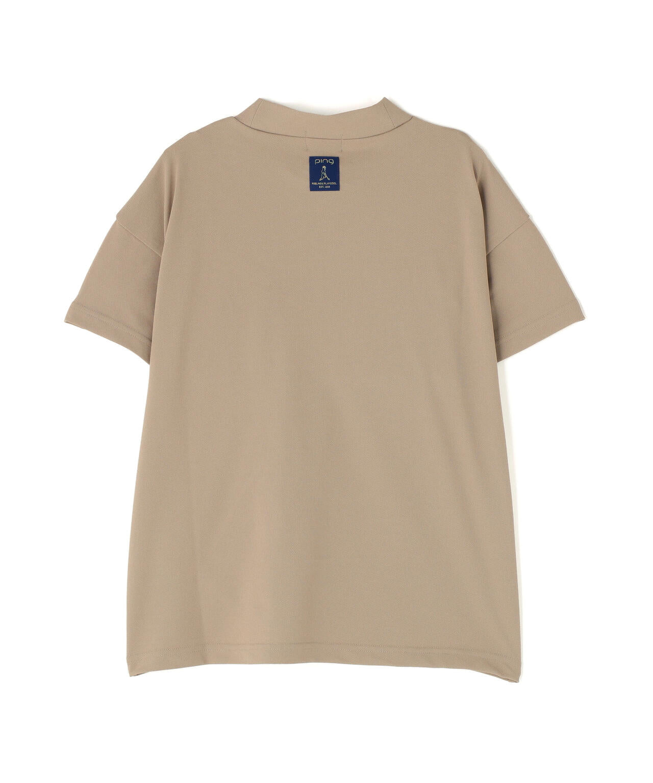【PING APPAREL】アップリケ半袖ハイネックシャツ ＜NATIVE＞ (LADIES)