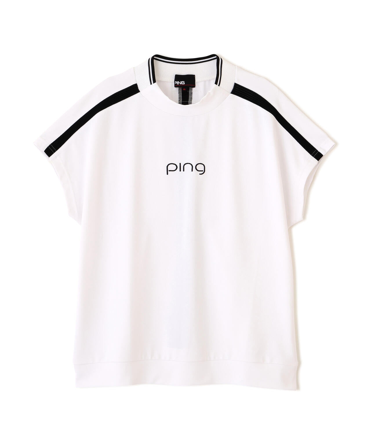 【PING APPAREL】テラカノコ半袖ハイネックシャツ ＜GOLD＞ (LADIES)