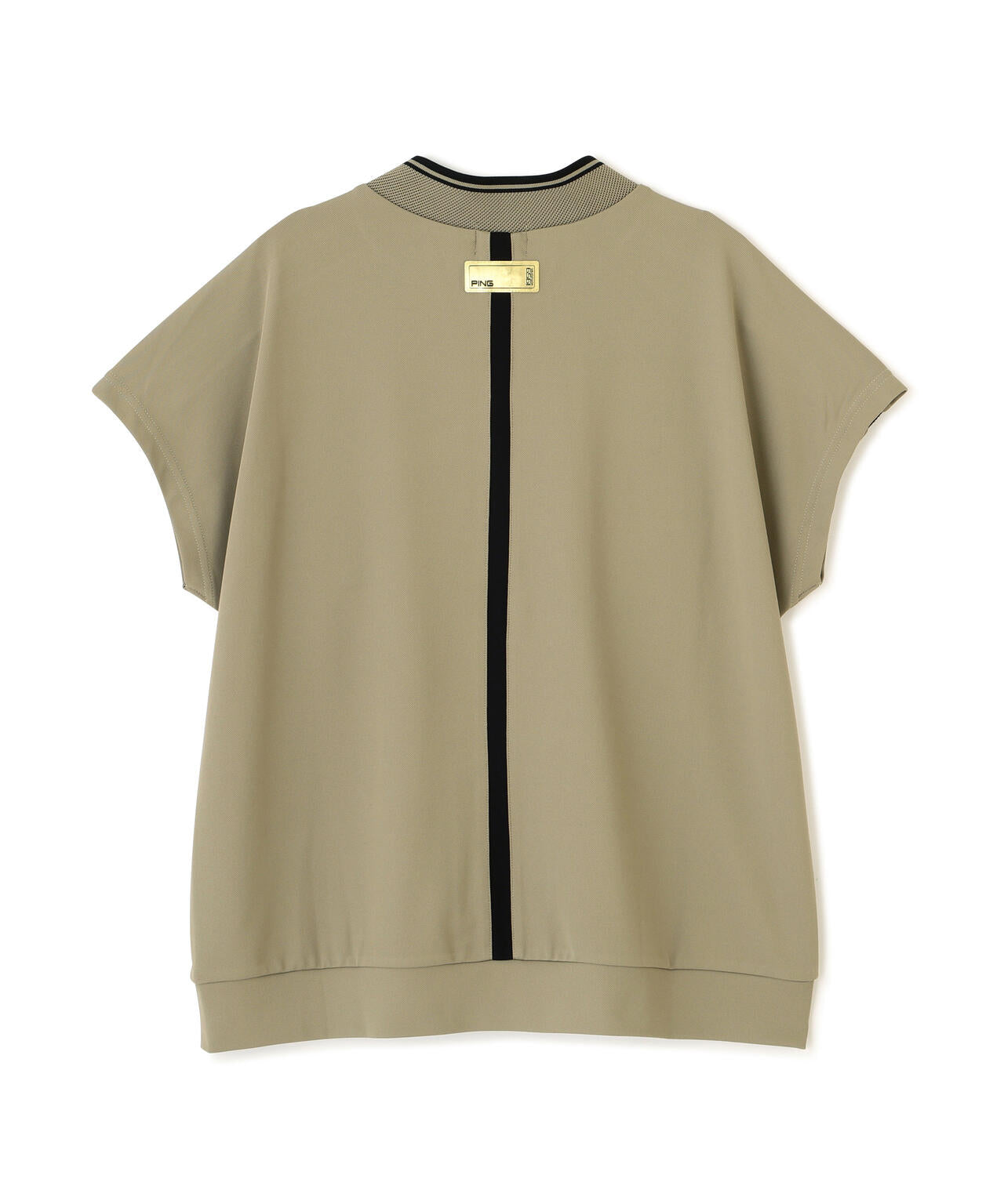 【PING APPAREL】テラカノコ半袖ハイネックシャツ ＜GOLD＞ (LADIES)