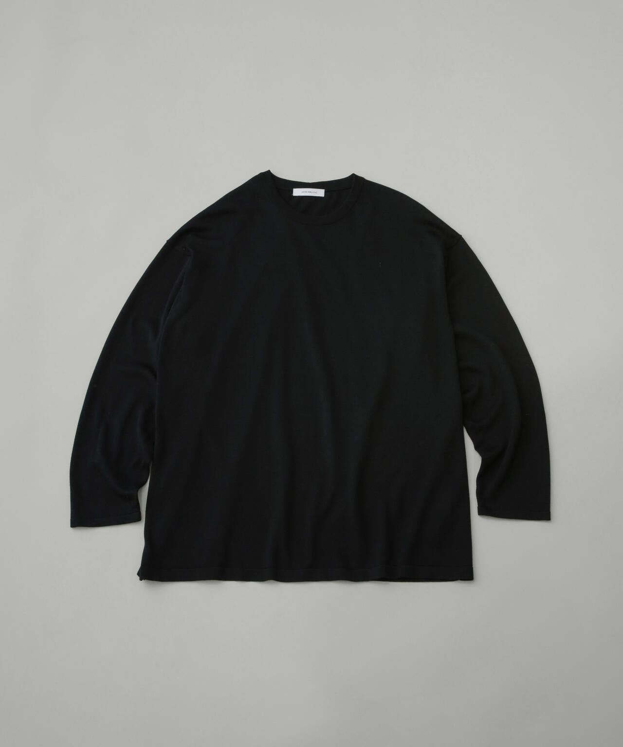 AB.シルクプレーティングリラックスニットTシャツ