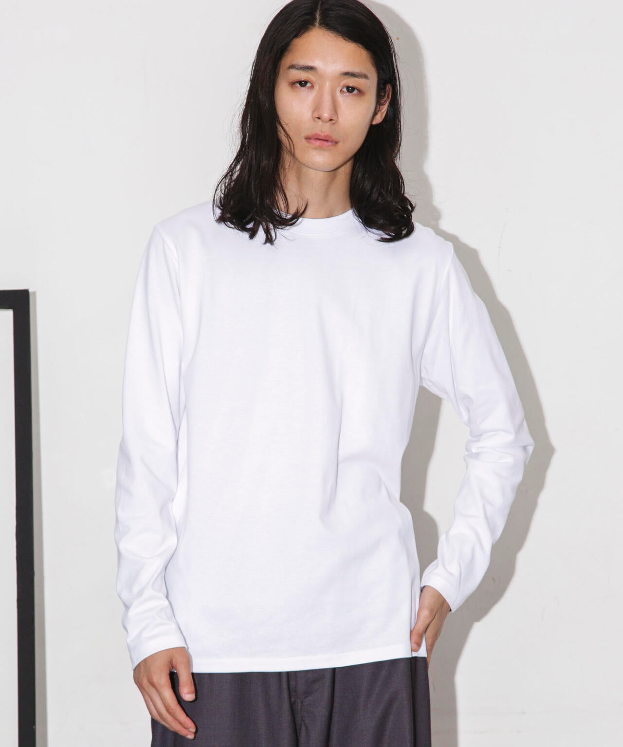 Anti Soaked 汗染み防止 クルーネックTシャツ長袖