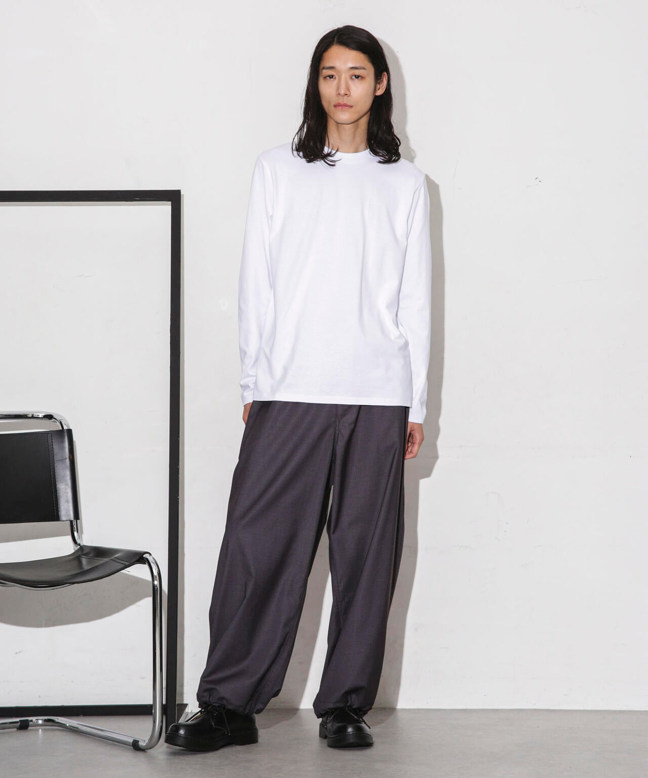Anti Soaked 汗染み防止 クルーネックTシャツ長袖