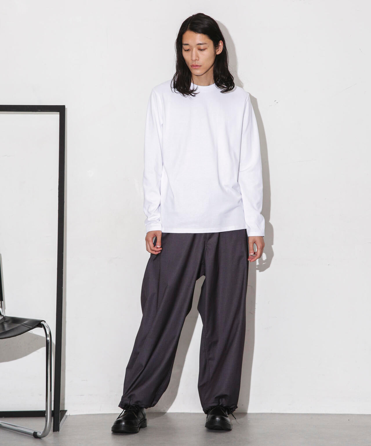 Anti Soaked 汗染み防止 クルーネックTシャツ長袖