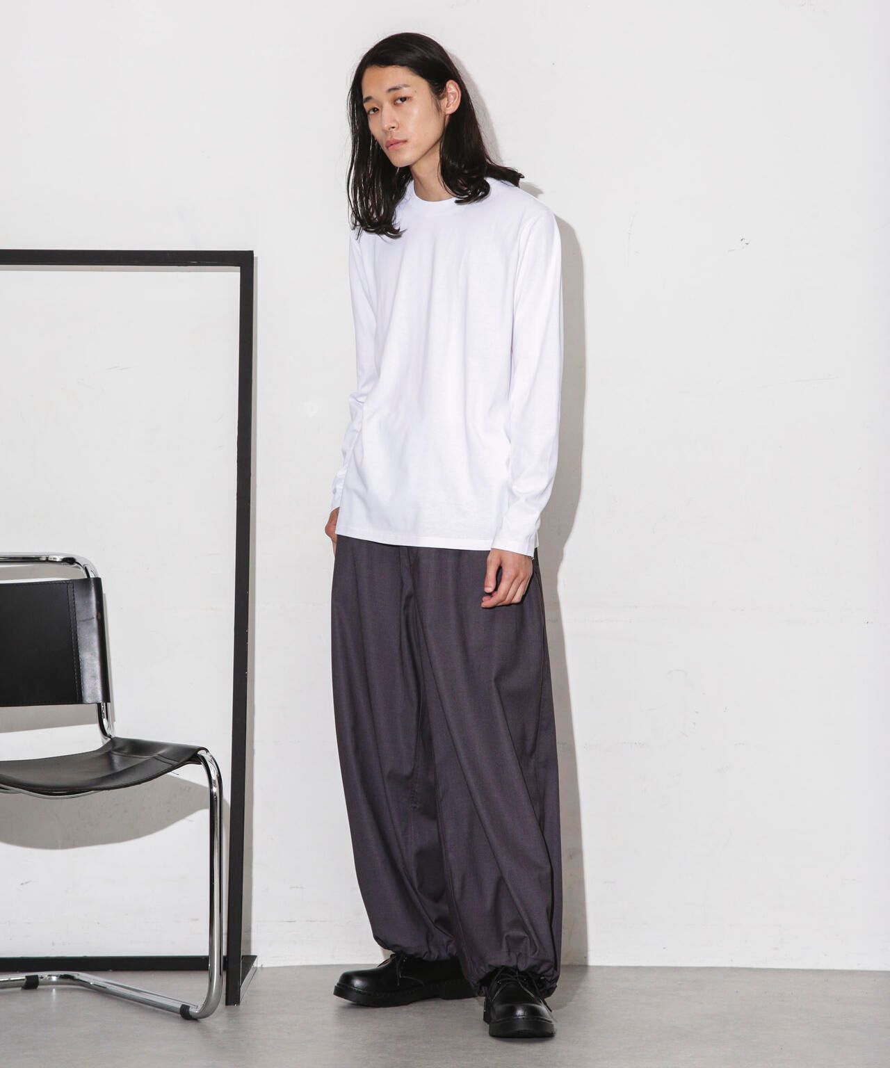 Anti Soaked 汗染み防止 クルーネックTシャツ長袖