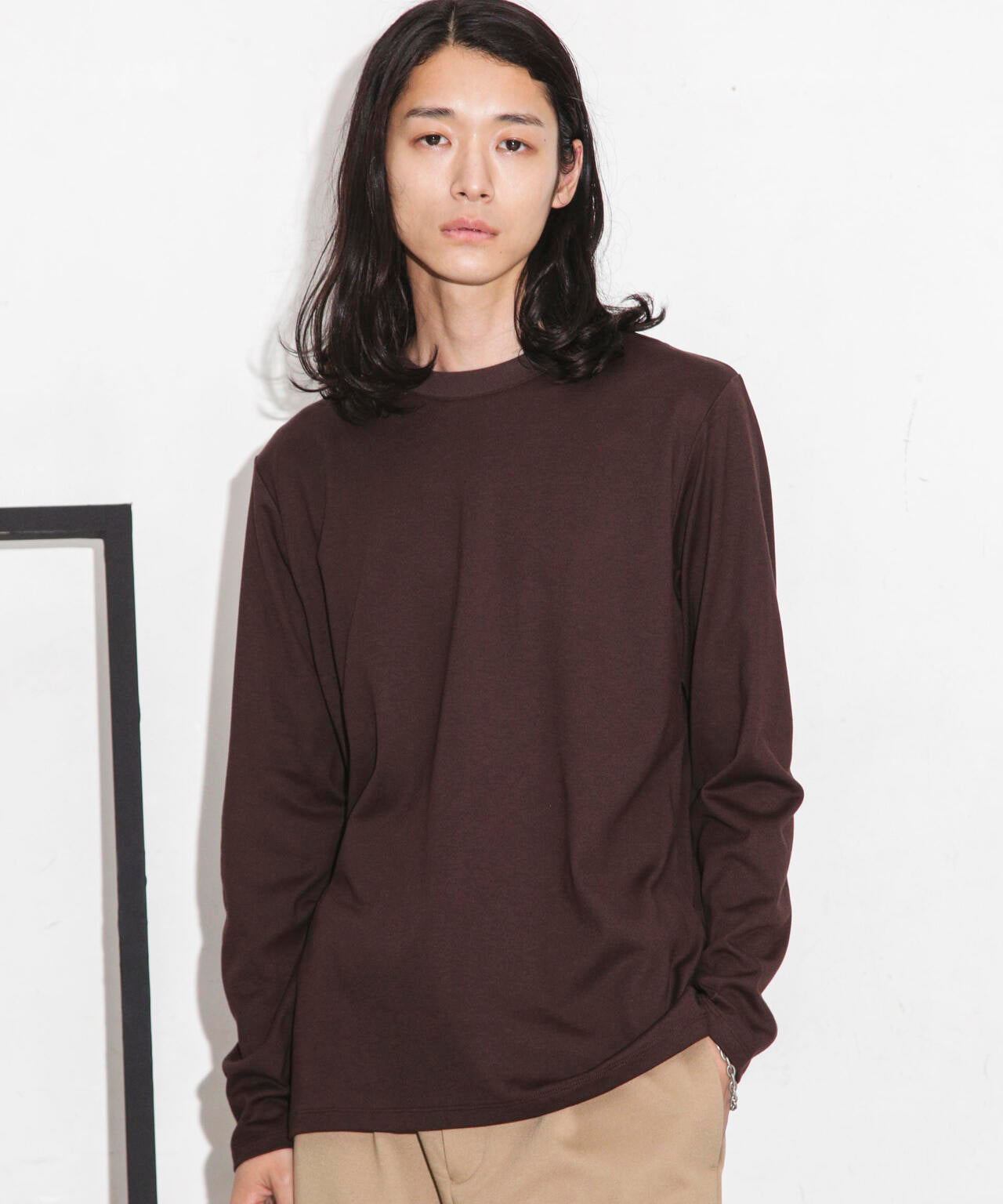 Anti Soaked 汗染み防止 クルーネックTシャツ長袖