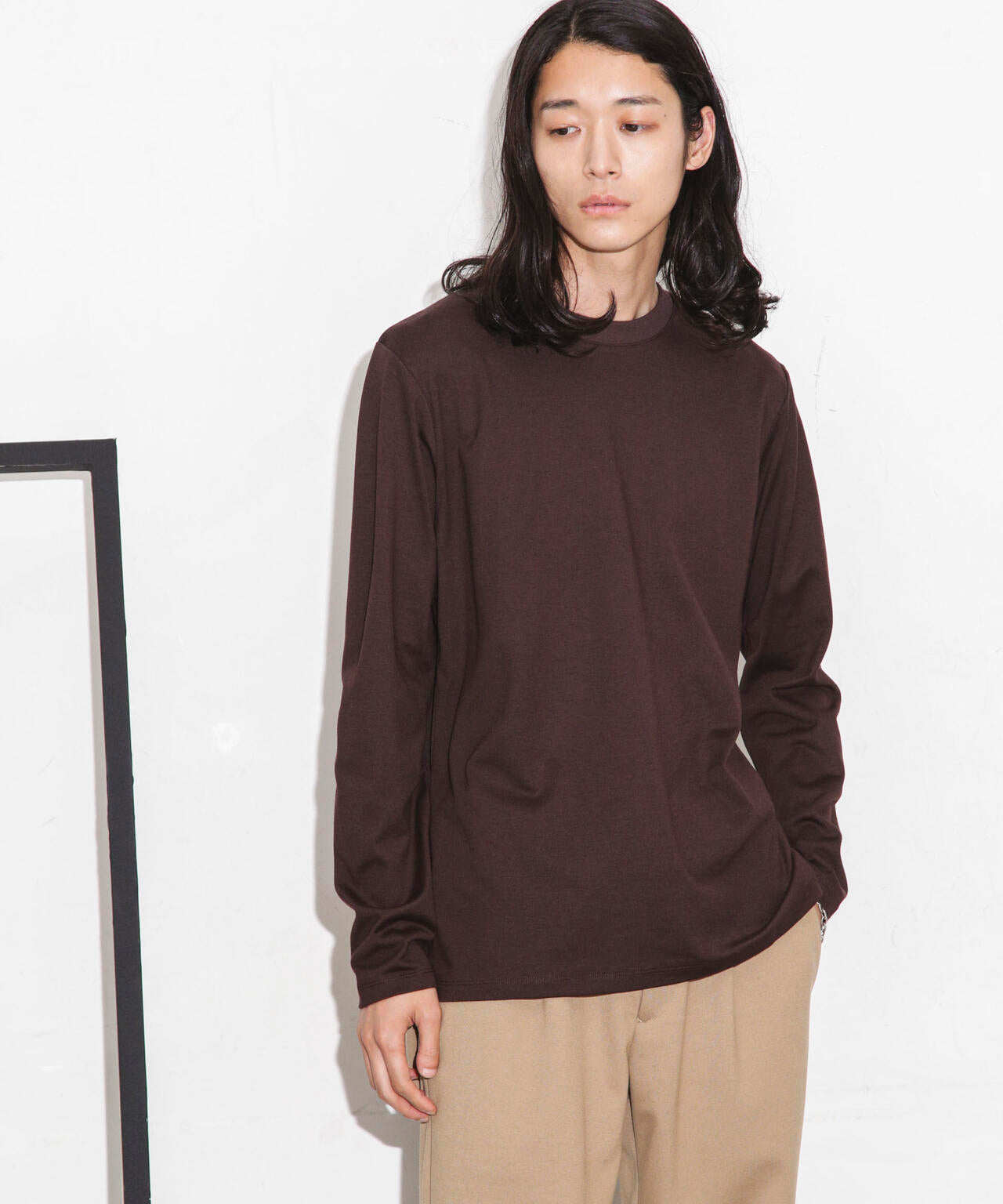 Anti Soaked 汗染み防止 クルーネックTシャツ長袖