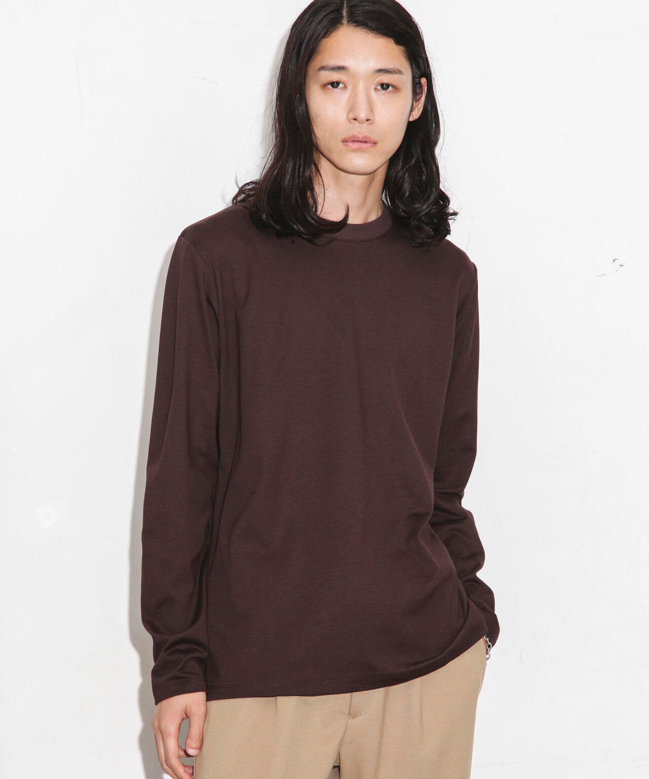 Anti Soaked 汗染み防止 クルーネックTシャツ長袖