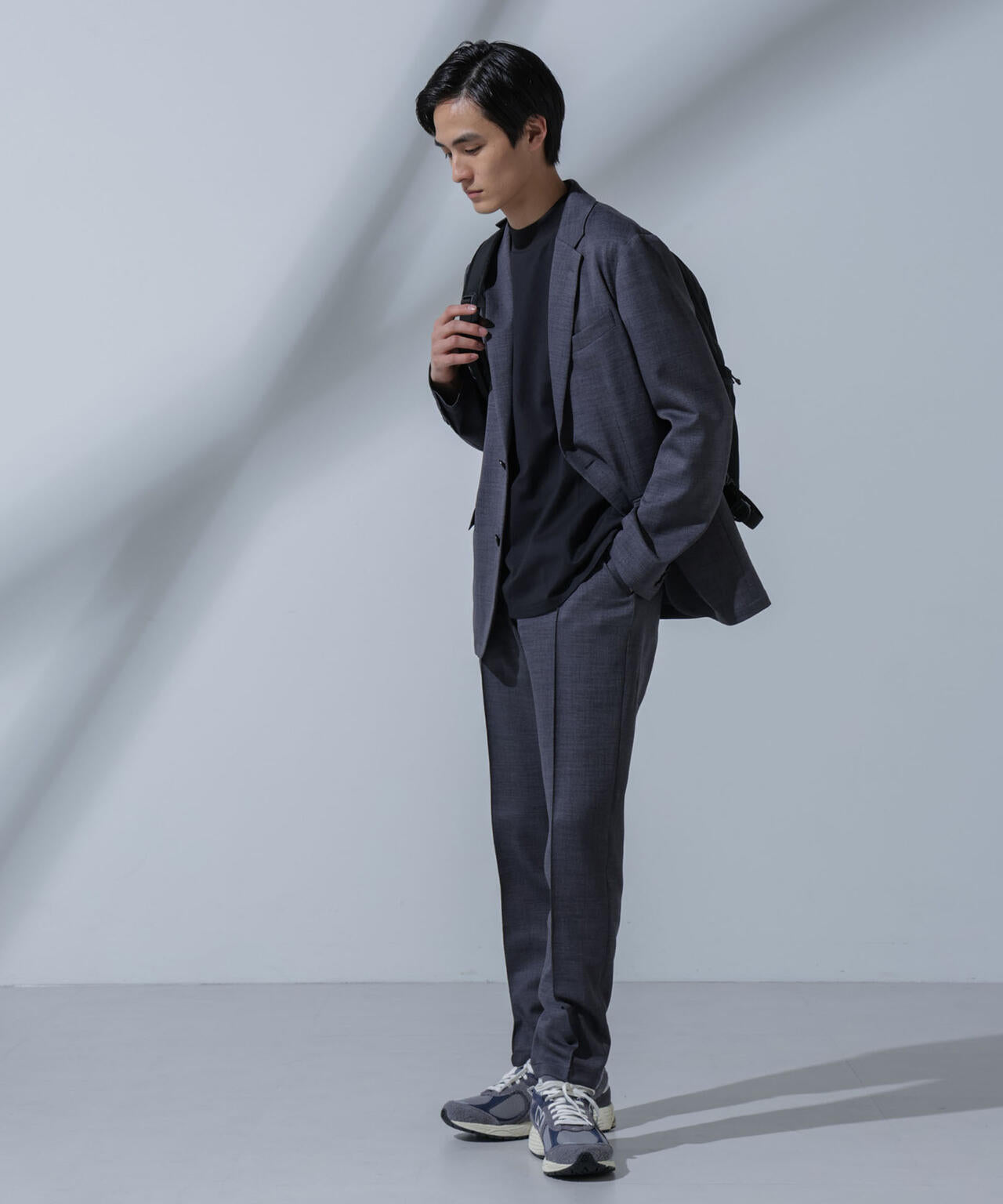 Anti Soaked(R)汗染み防止 モックネックTシャツ