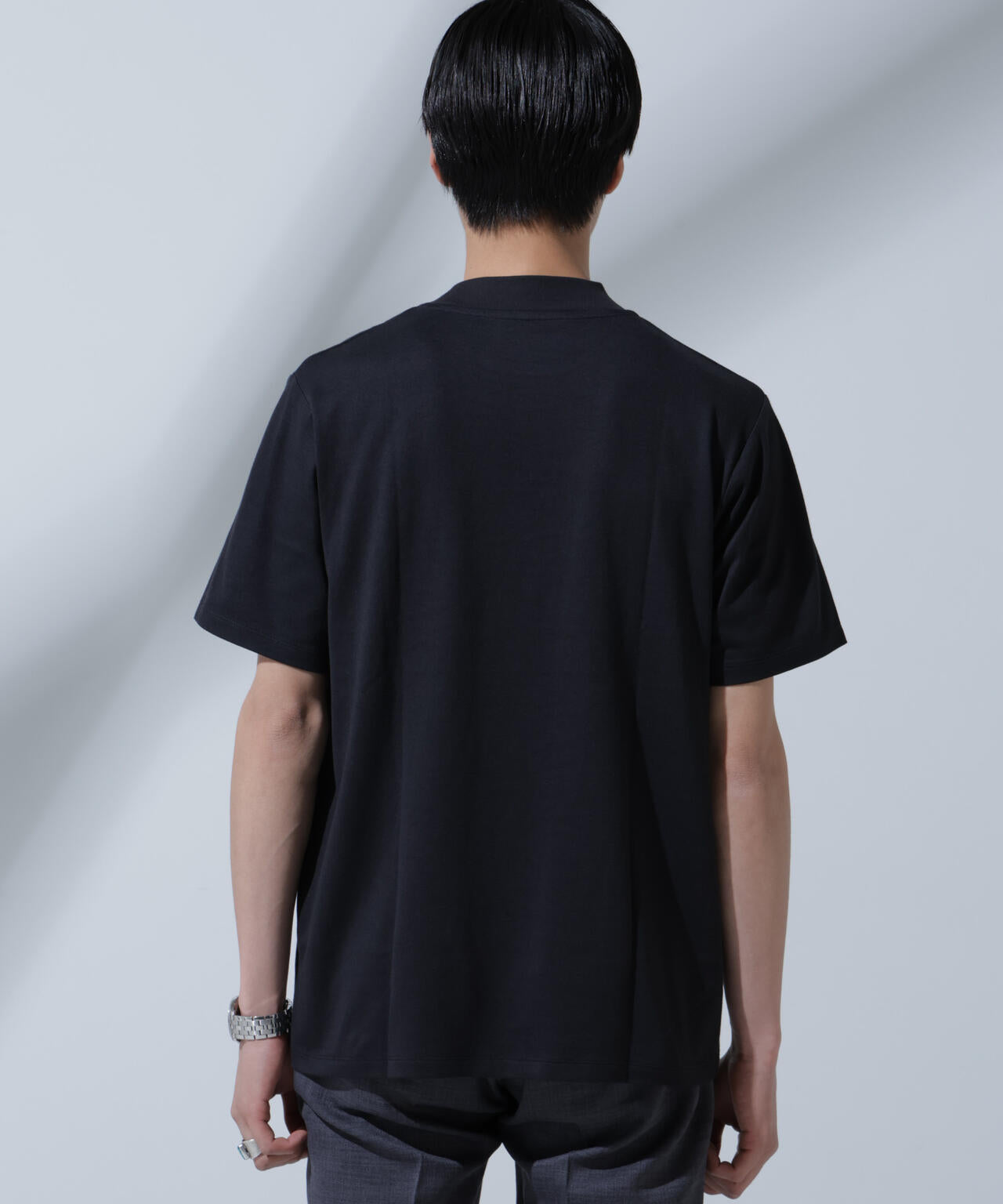 Anti Soaked(R)汗染み防止 モックネックTシャツ