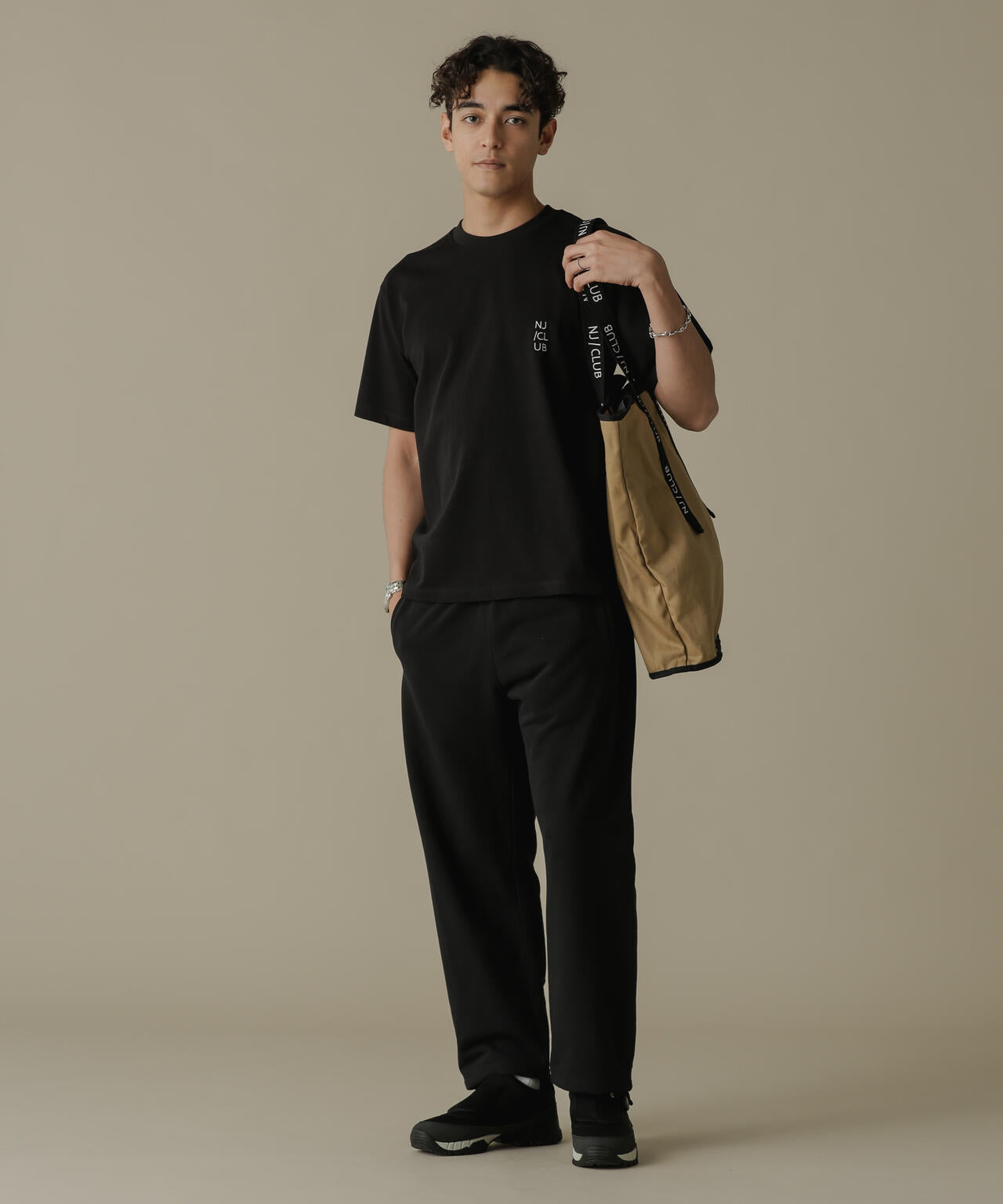「NJ/CLUB」HOMESTOCK SORONA裏毛2WAYスウェットパンツ(セットアップ可)