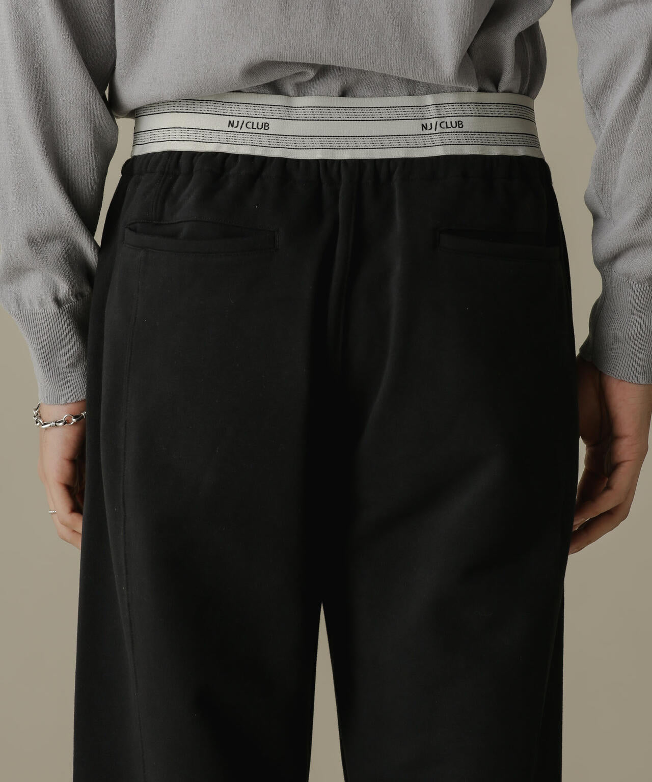 「NJ/CLUB」HOMESTOCK SORONA裏毛2WAYスウェットパンツ(セットアップ可)