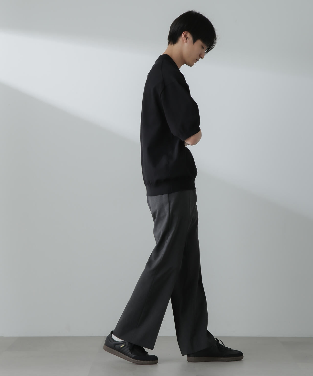 COOLMAX T/Wストレッチブートレッグパンツ