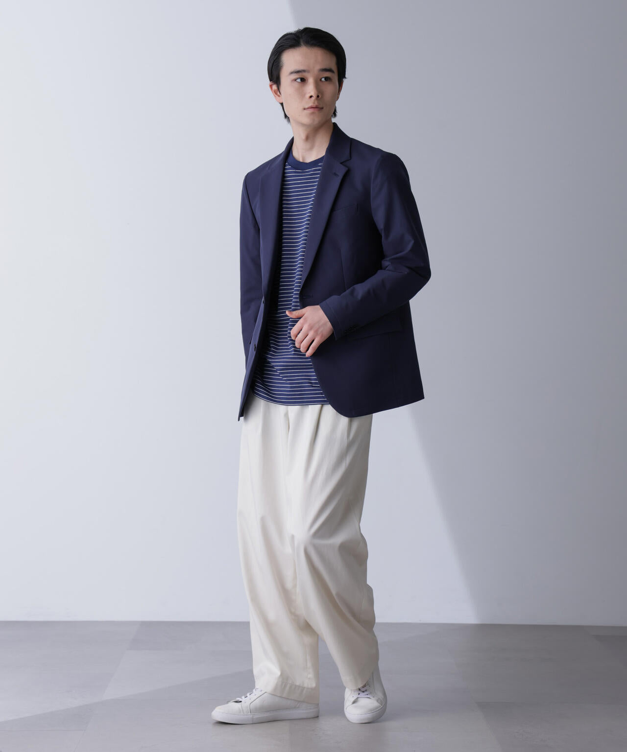 「N JACKET PREMIUM」TEXBRID(R)撥水ウラドットストレッチジャケット(セットアップ可)