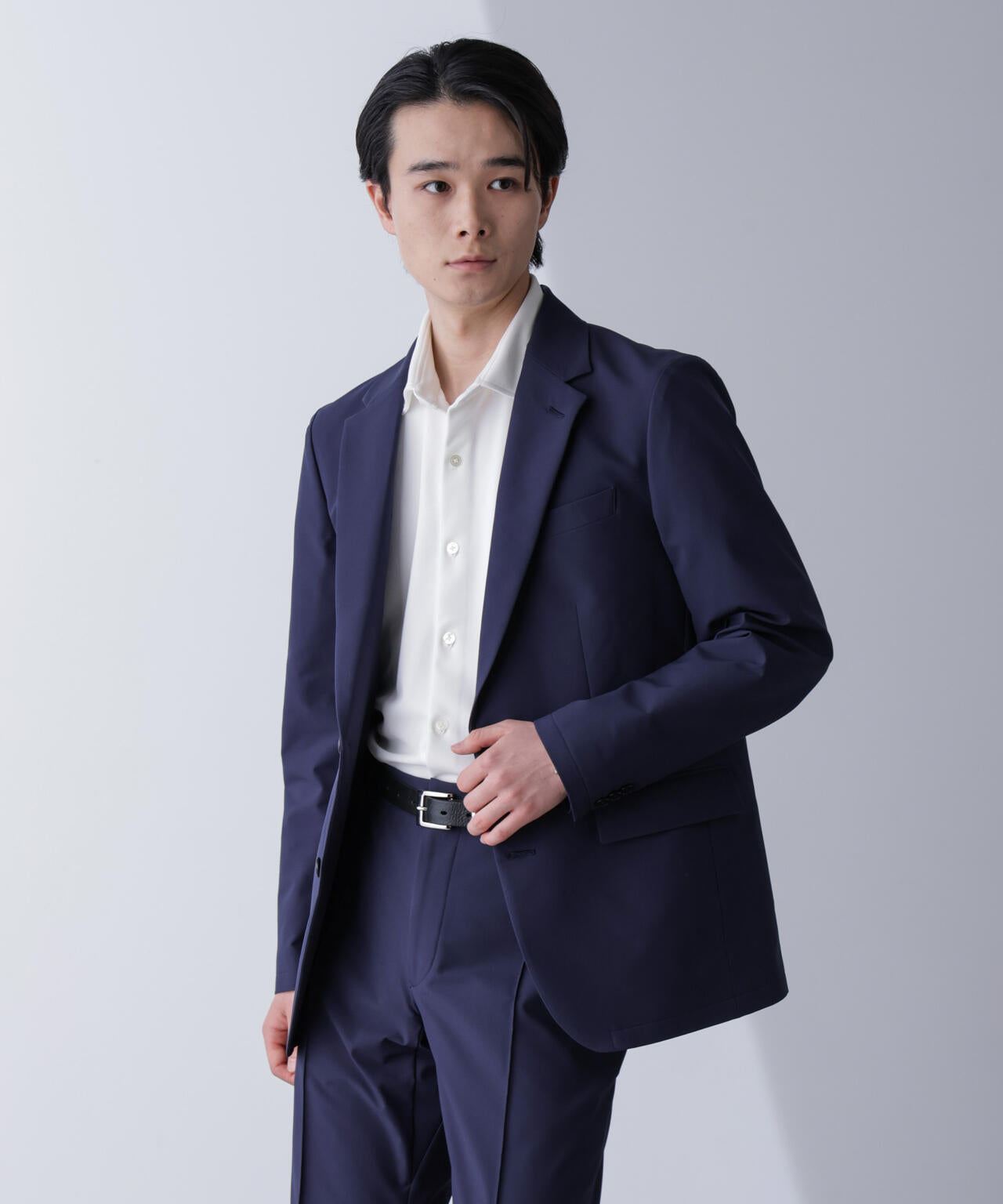 「N JACKET PREMIUM」TEXBRID(R)撥水ウラドットストレッチジャケット(セットアップ可)