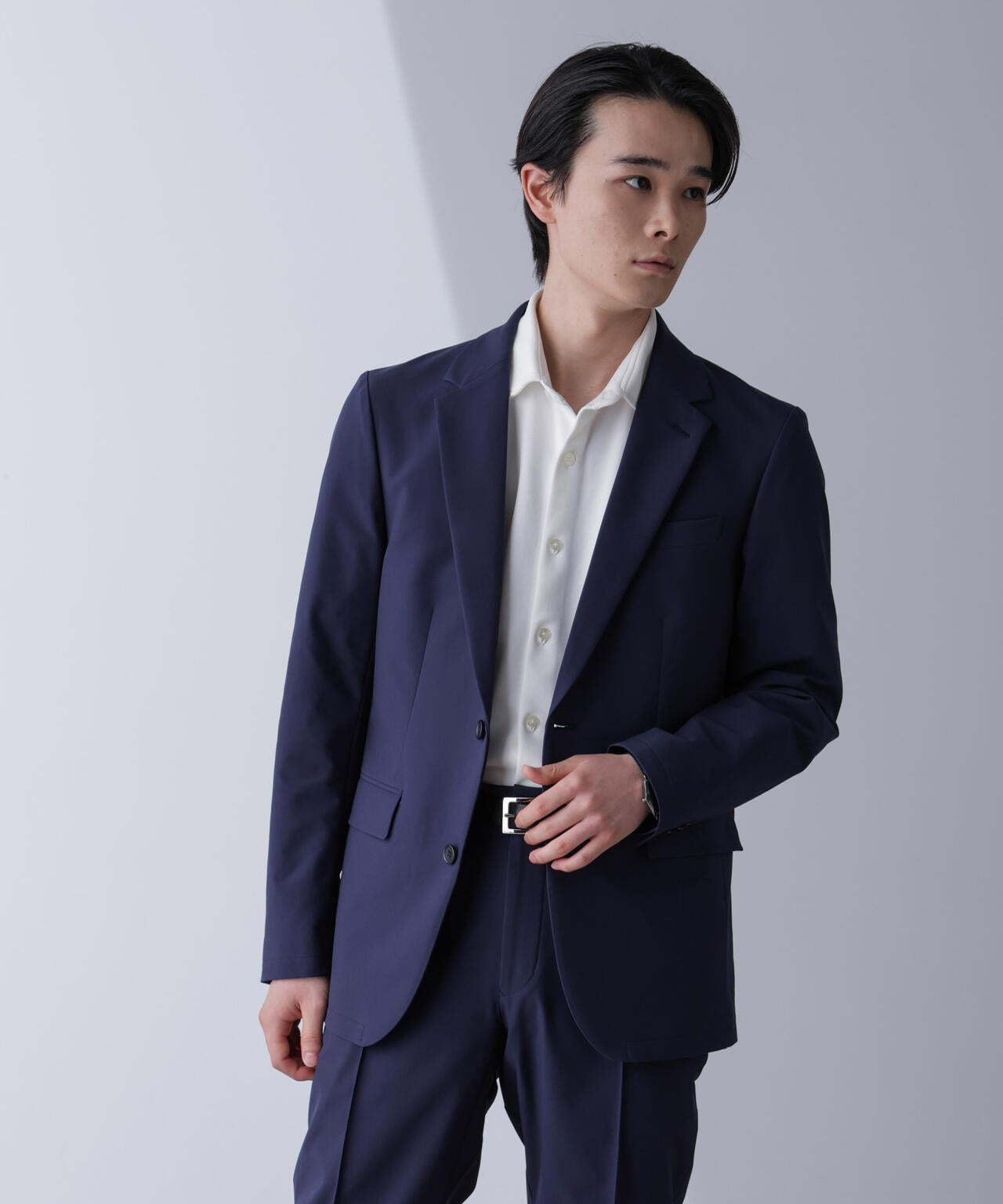 「N JACKET PREMIUM」TEXBRID(R)撥水ウラドットストレッチジャケット(セットアップ可)
