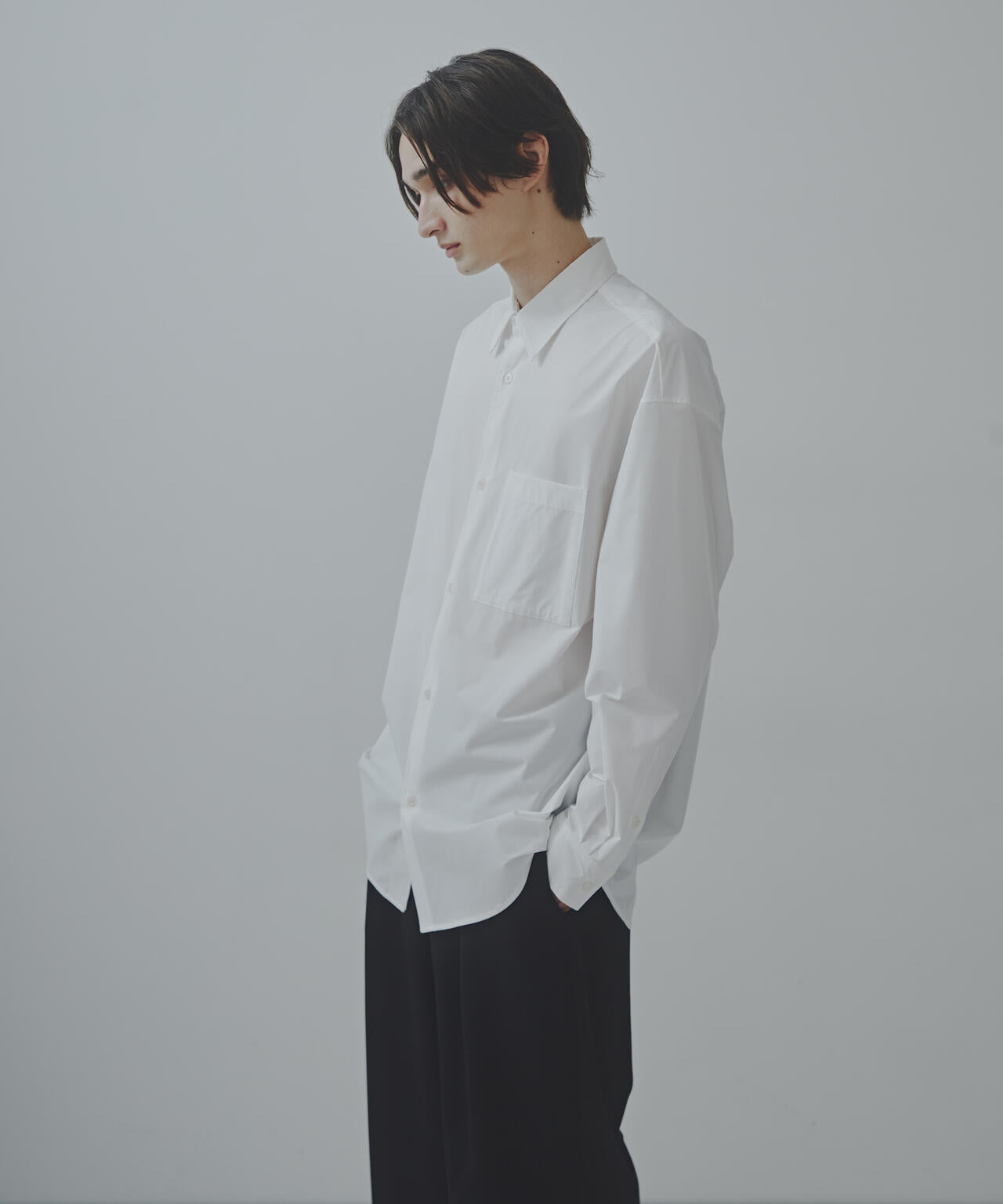 「Commonuse」SOLOTEX リラクシングプレーンシャツ