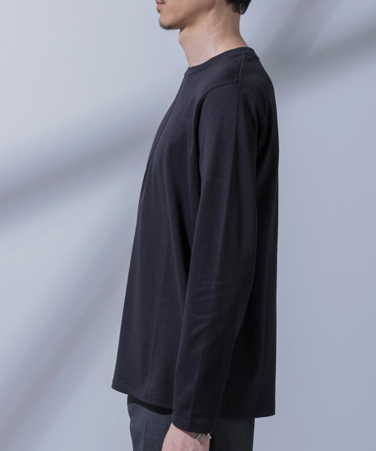 Anti Soaked(R)汗染み防止 クルーネックTシャツ 長袖