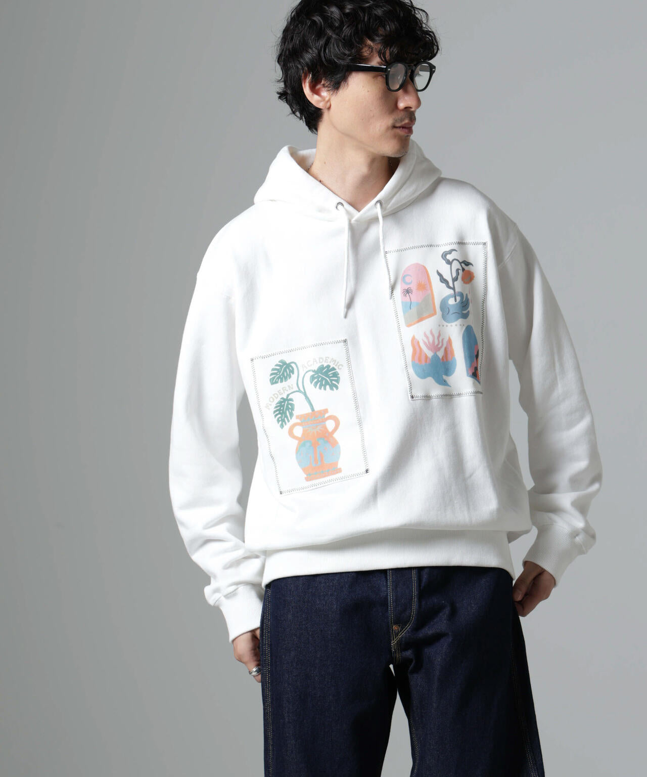 ｢Toyameg｣modern academic リメイクプルオーバーパーカー